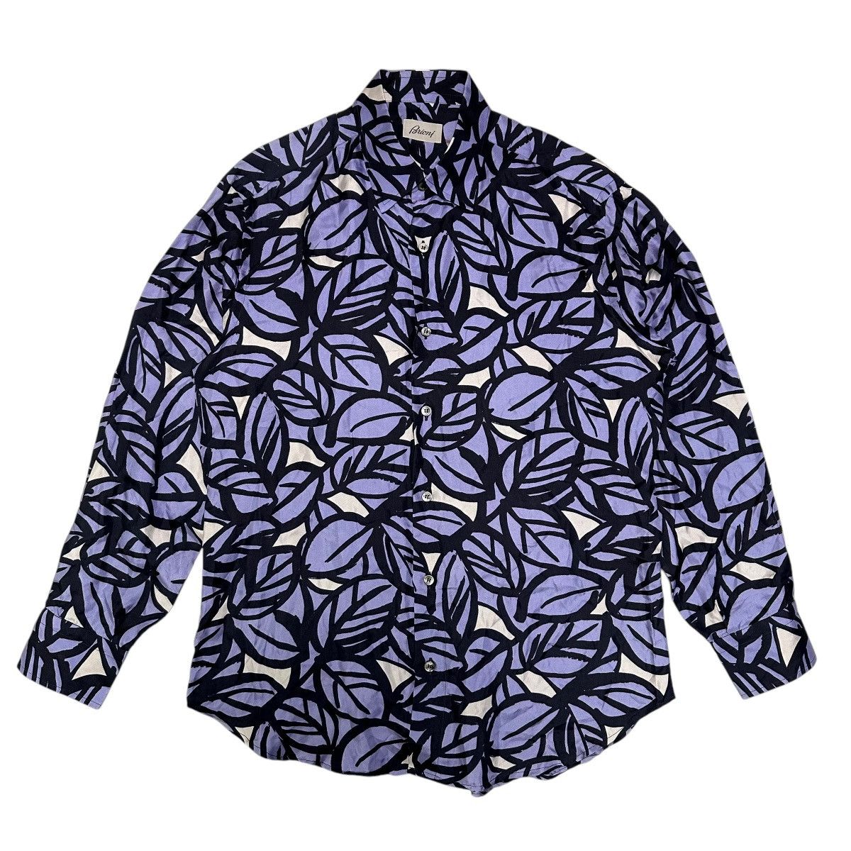 Brioni Brioni Silk Buttondown Shirt Size US M / EU 48-50 / 2 - 2 Thumbnail
