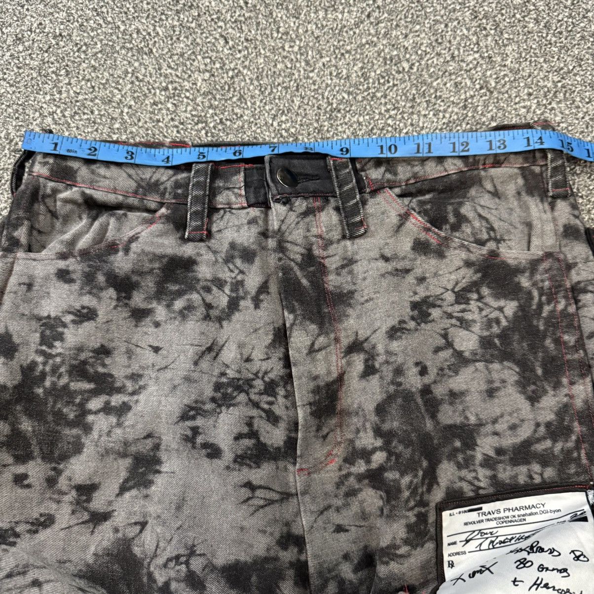 14th Addiction Japanese Seditionaries Grunge Punk Baggy Art Distressed Pant Size US 30 / EU 46 - 13 Thumbnail