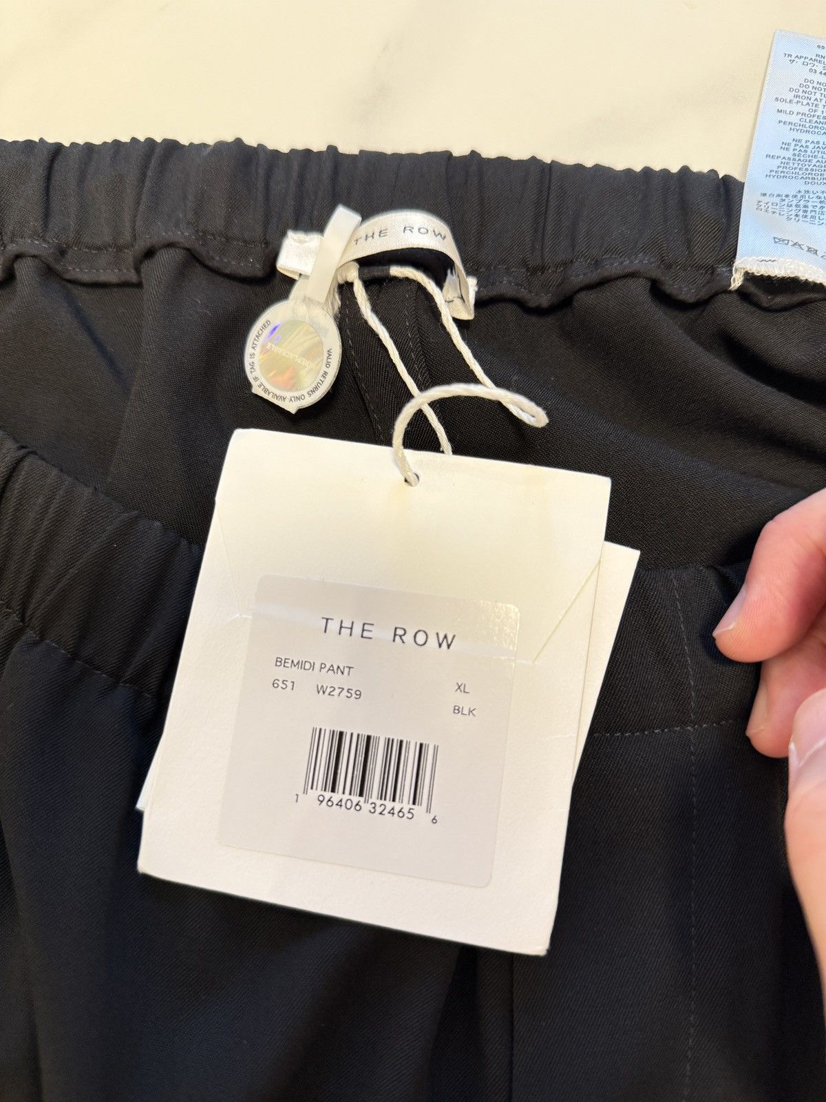 The Row The Row Bemidi Wool Shorts Black Size US 36 / EU 52 - 18 Thumbnail
