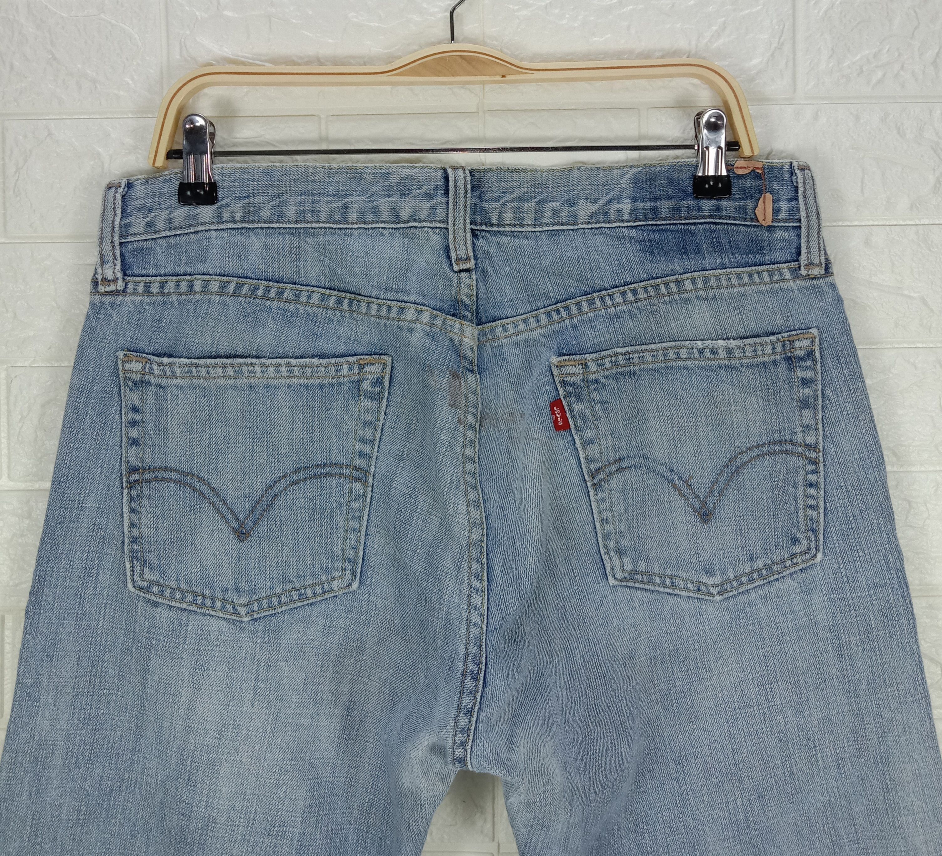 Levi's Vintage Levi's 514 Jeans Light Wash Slim Straight Denim Size US 34 / EU 50 - 6 Thumbnail