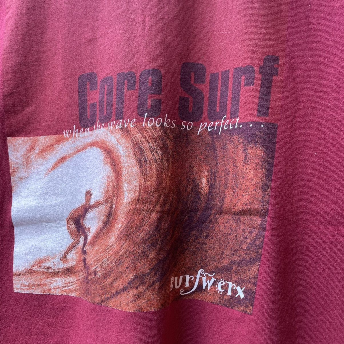 Other 🔥Vintage 90s Surfwex Core Surf Big Air Waves Graphic Tee Size US L / EU 52-54 / 3 - 6 Thumbnail