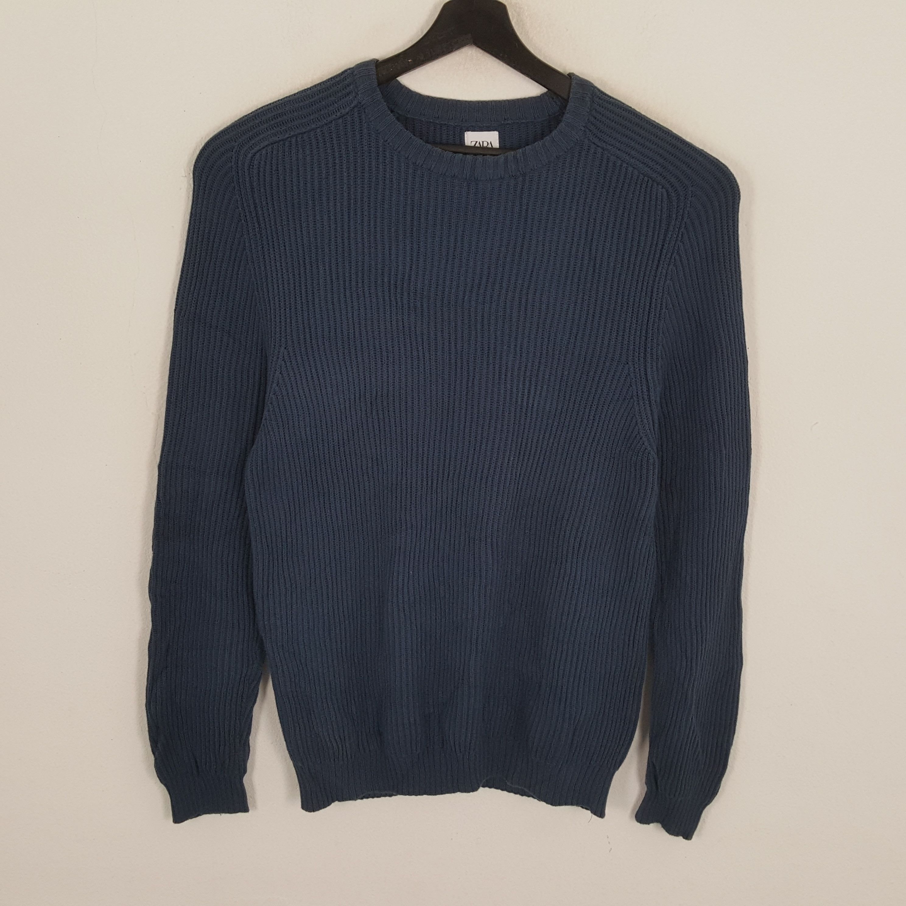 Vintage × Zara ZARA x SKULLS Custom Art Sweater Knitwear Size US S / EU 44-46 / 1 - 3 Thumbnail