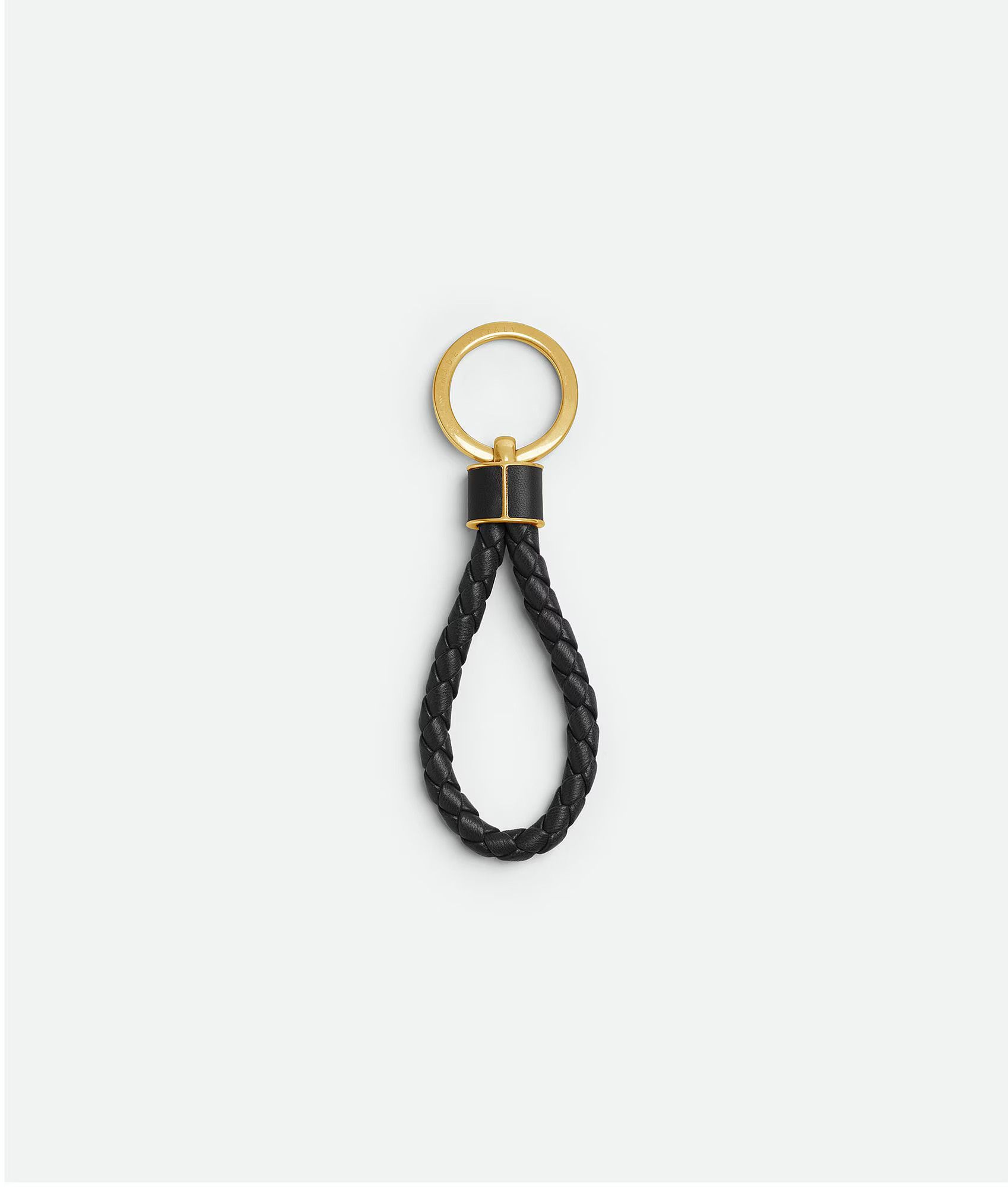 Bottega Veneta o1lf3ng10525 Size: OS / Intreccio Key Ring in Black Size ONE SIZE - 2 Thumbnail