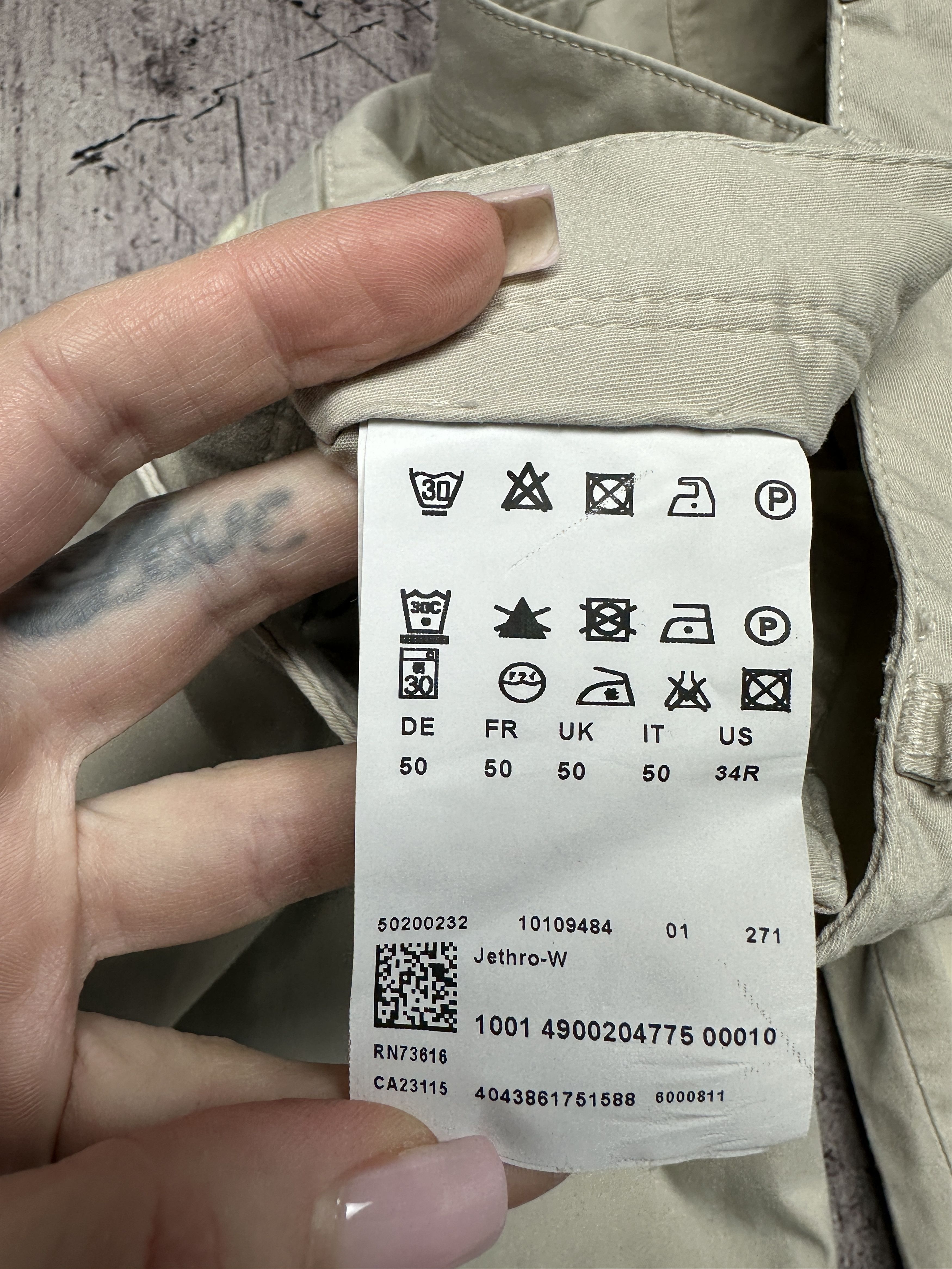 Hugo Boss Hugo Boss Vintage Mens Chino Pants Size US 34 / EU 50 - 5 Thumbnail