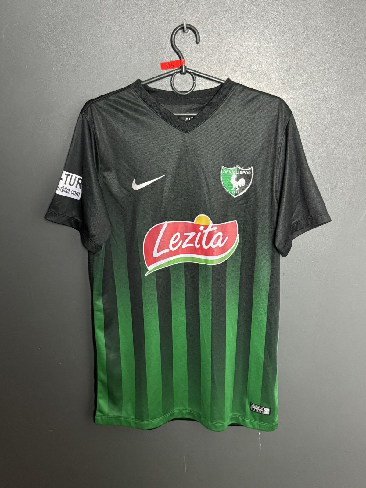 Nike Denizlispor Ozkaymak Match Worn Football Jersey T-Shirt Size US M / EU 48-50 / 2 - 1 Thumbnail