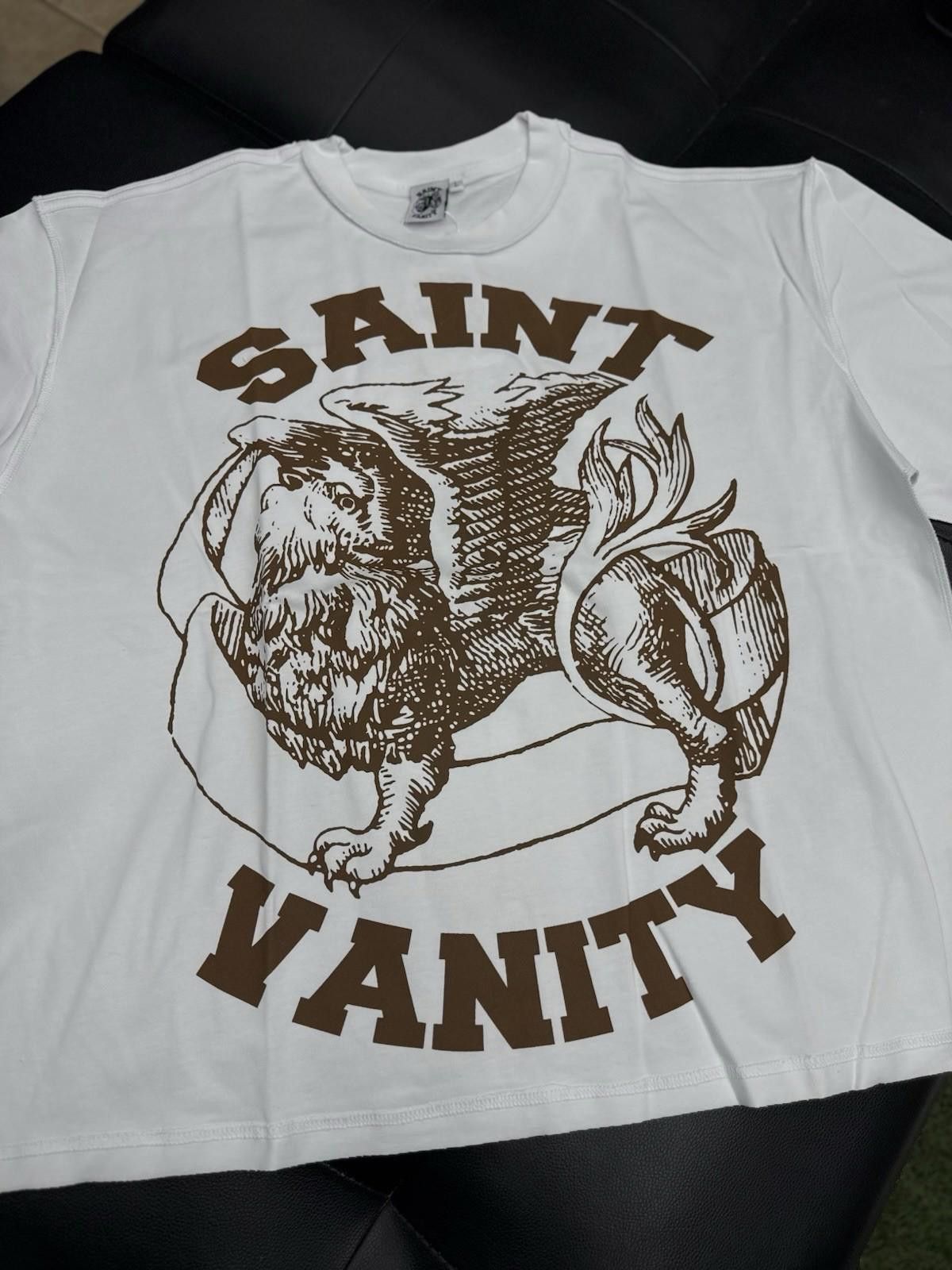 Saint Vanity Size Large - Saint Vanity T-shirt Brown Logo Authentic (NEW Size US L / EU 52-54 / 3 - 2 Thumbnail