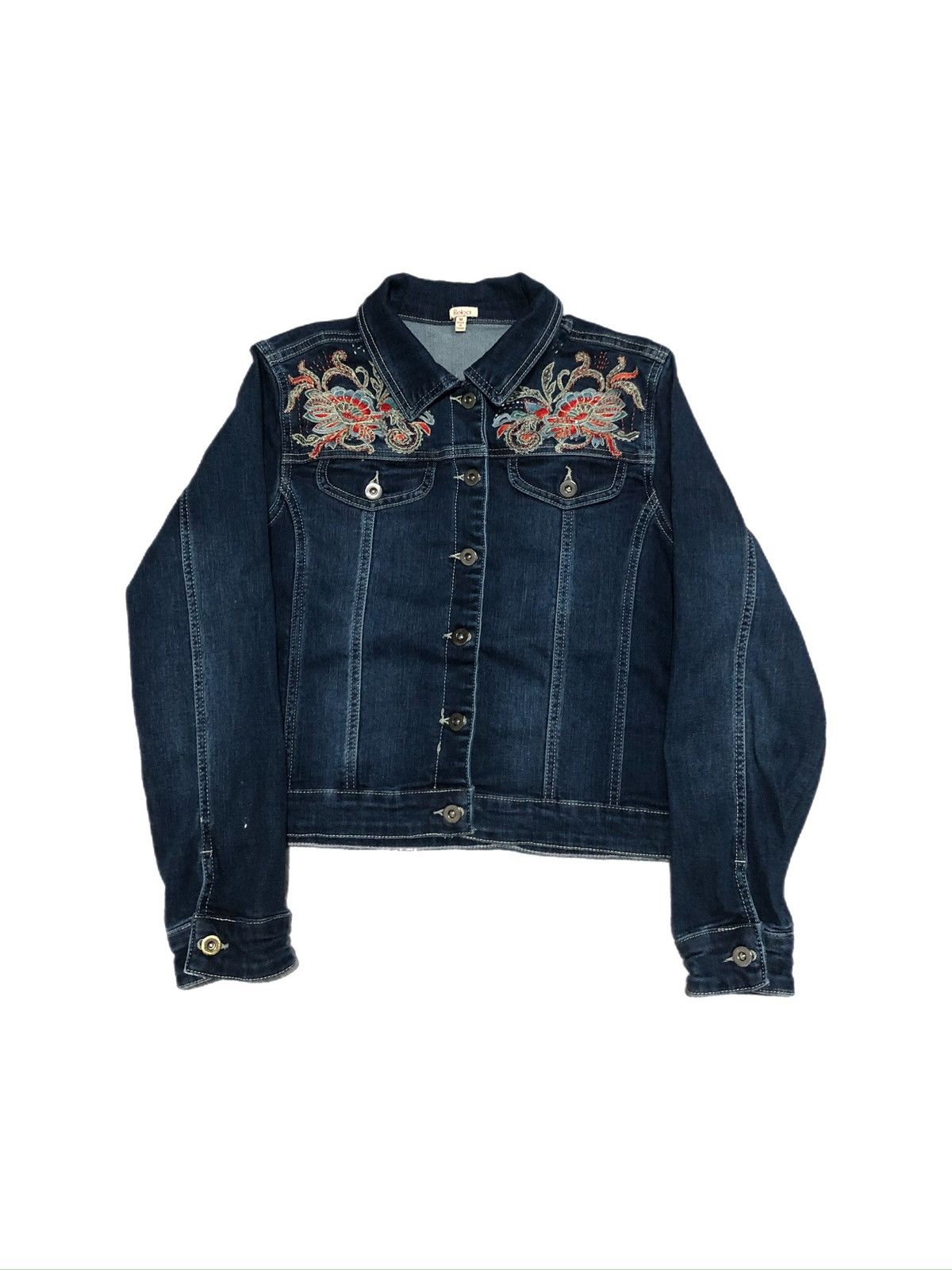 Vintage Y2K Reba Denim Jacket Size M / US 6-8 / IT 42-44 - 1 Thumbnail