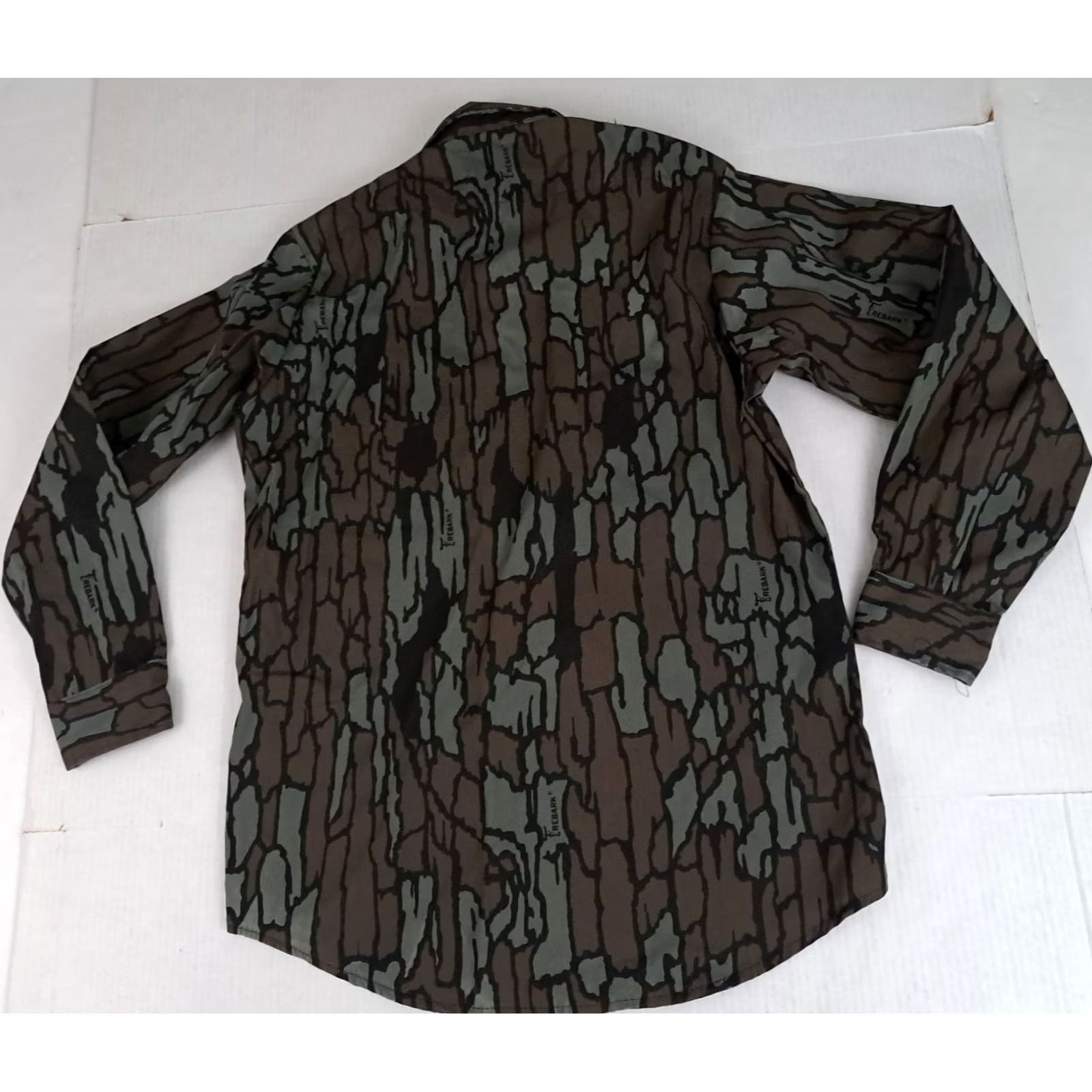 Vintage VINTAGE Duck Bay Shirt Medium Camouflage Outdoor USA Made Button Trebark EUC Size US M / EU 48-50 / 2 - 6 Thumbnail