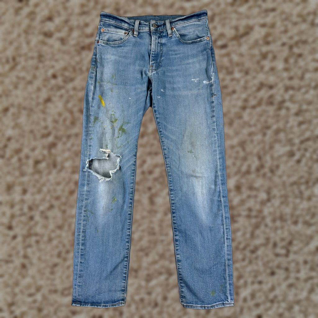 Levi's Levis Jeans Men 32 Blue Denim 511 Slim Fit 5-Pocket Cotton Blend Regular Inseam 29" Mid Rise Cotton Denim Read Read Size US 32 / EU 48 - 1 Thumbnail