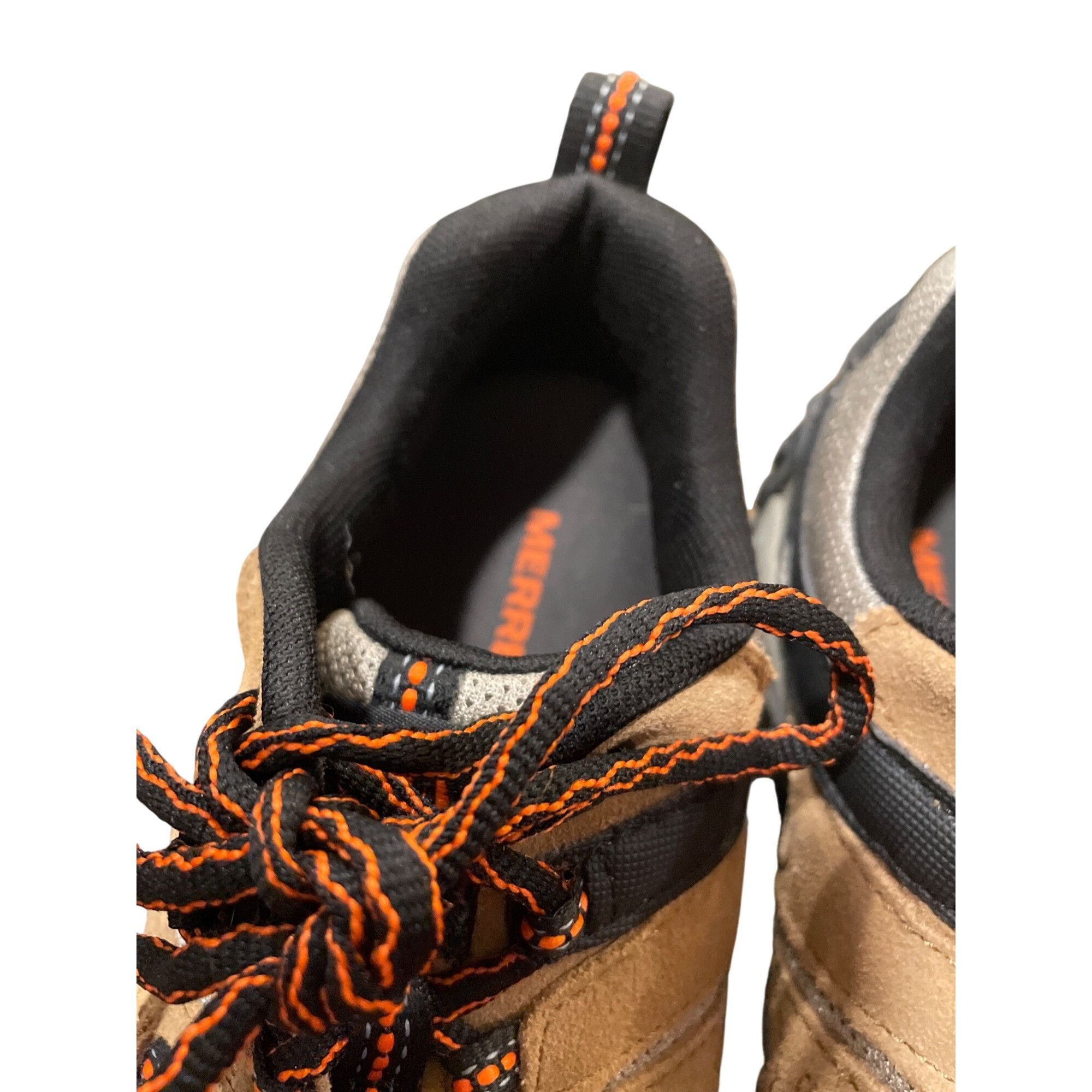 Merrell Merrell Mens brown leather suede walking hiking sneakers sz Size US 8.5 / EU 41-42 - 9 Thumbnail
