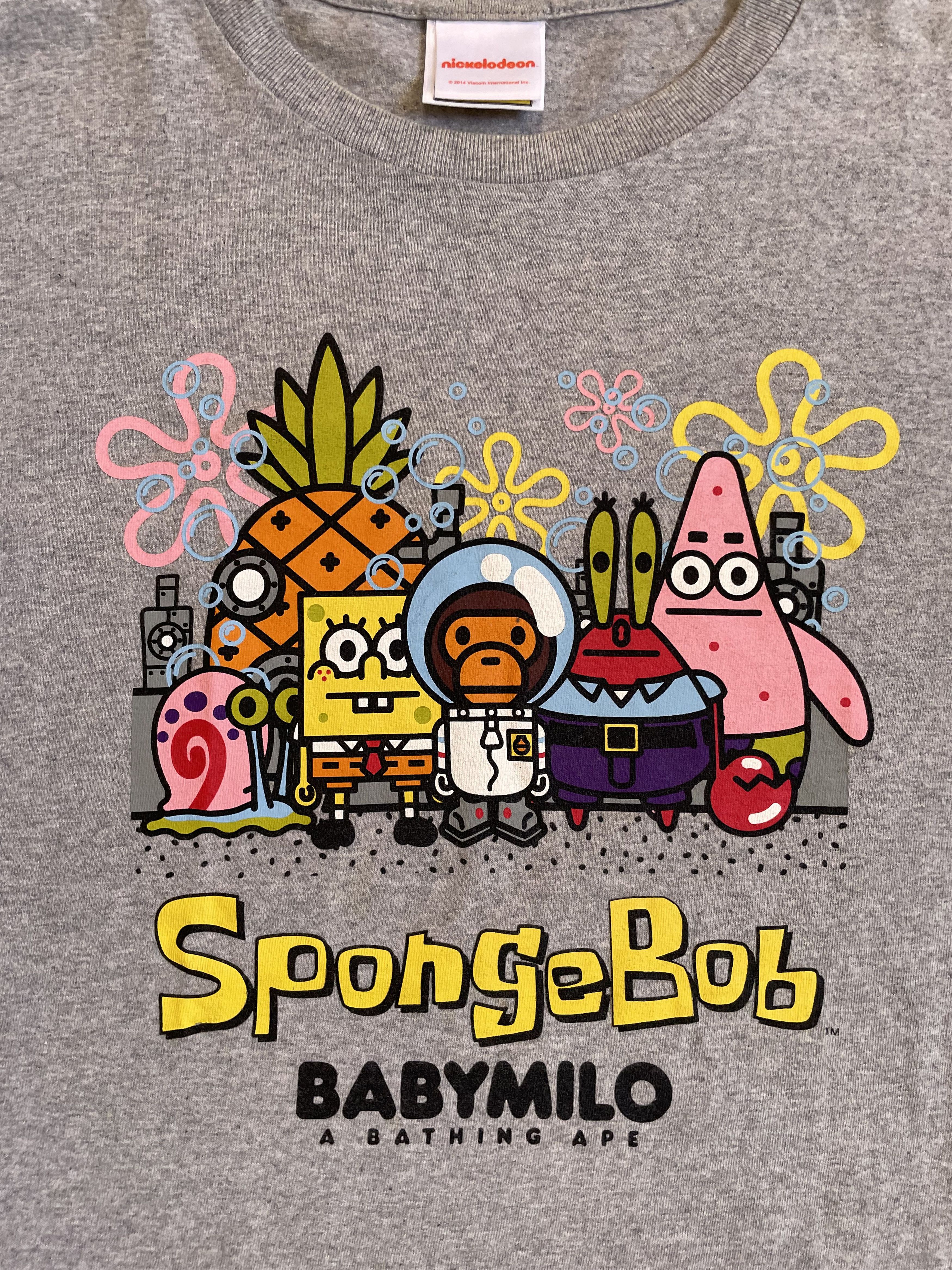 Bape × Nickelodeon Bape x Spongebob Maincast Tee Size US L / EU 52-54 / 3 - 2 Thumbnail