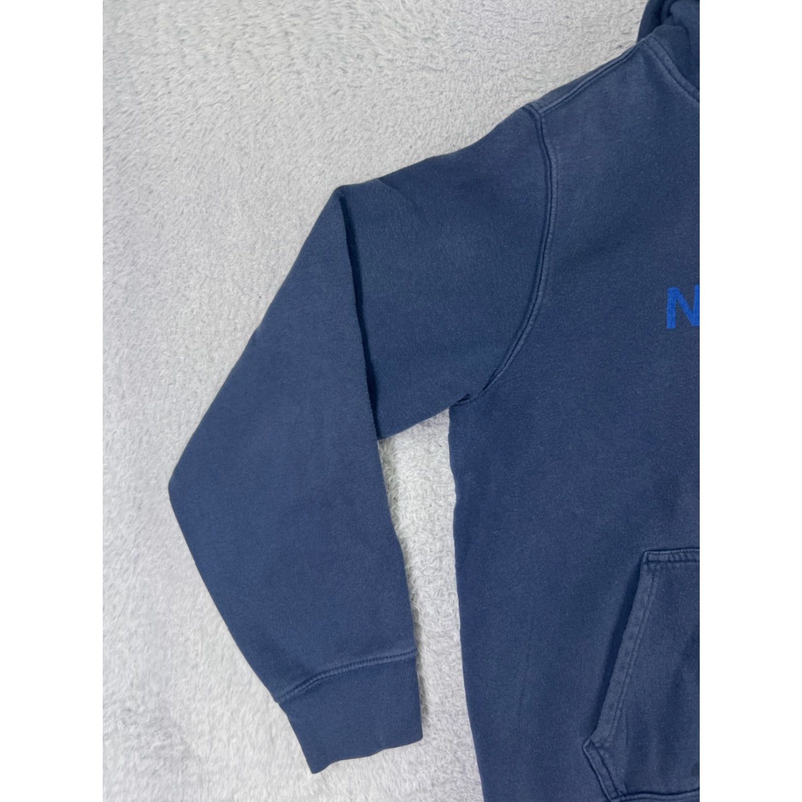 The North Face The North Face Mens Hoodie Shirt Hooded Pullover Lightweight Logo Sweatshirt Blue Cotton Blend Jersey M Size US M / EU 48-50 / 2 - 6 Thumbnail