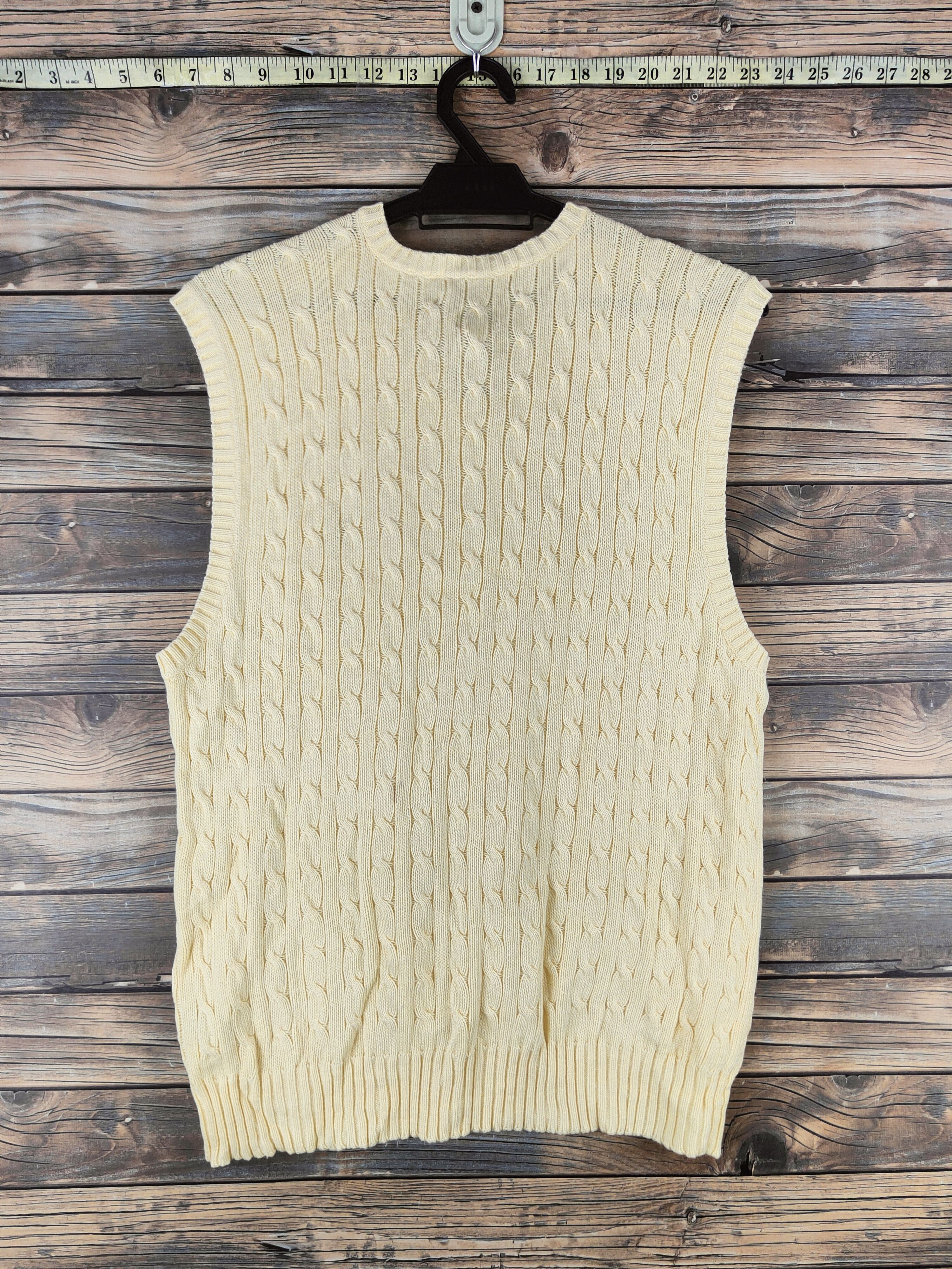 Polo Ralph Lauren DL Polo by Ralph Lauren Yellow Knitwear Vests #46-561 Size US M / EU 48-50 / 2 - 7 Thumbnail