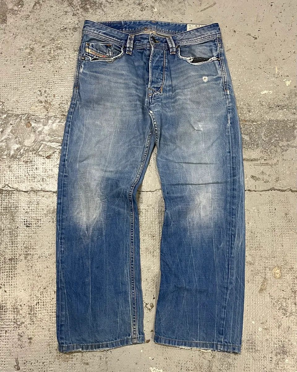 Diesel 2000s Diesel Blue Faded Denim Jeans Size US 30 / EU 46 - 1 Thumbnail