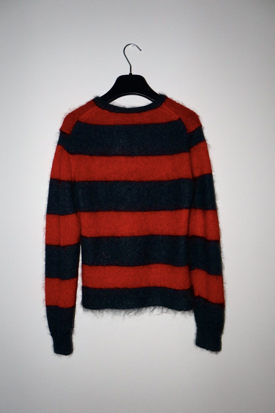 Marc by Marc Jacobs Marc by Marc Jacobs Red And Black Striped Mohair Sweater Size US S / EU 44-46 / 1 - 2 Thumbnail