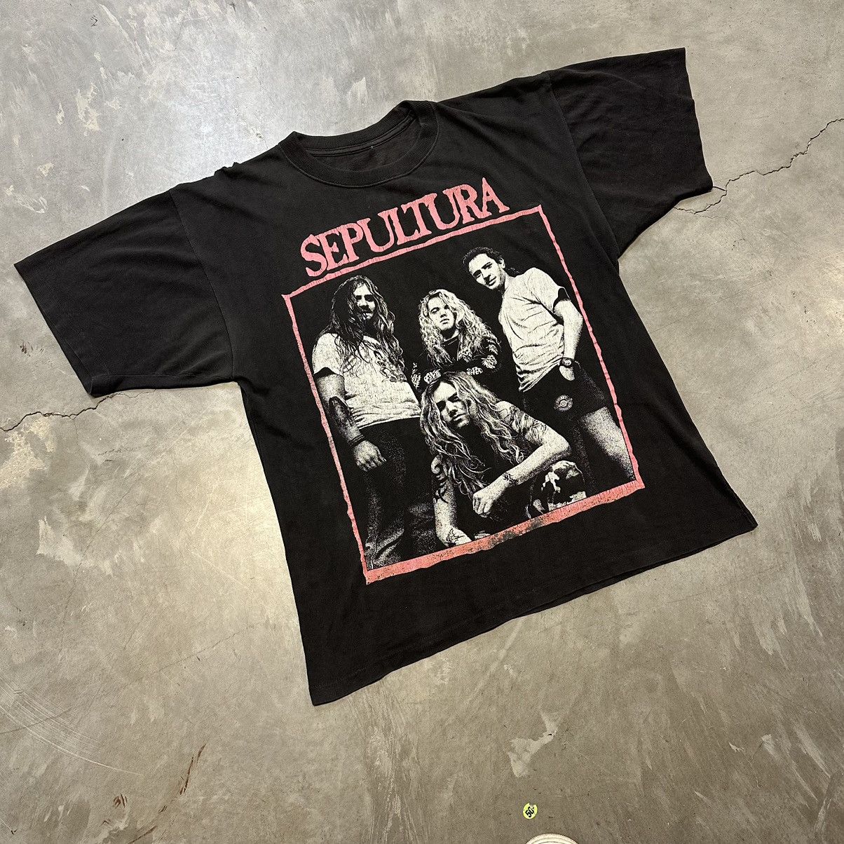 image of Vintage Sepultura Beneath The Remains Tee in Black, Men's (Size XL)