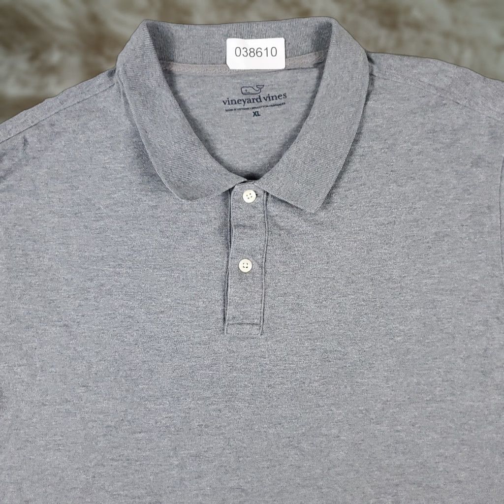 Vineyard Vines VINEYARD VINES Polo Shirt Mens Size XL Gray Casual Short Sleeve Classic Preppy Sports Size US XL / EU 56 / 4 - 1 Thumbnail