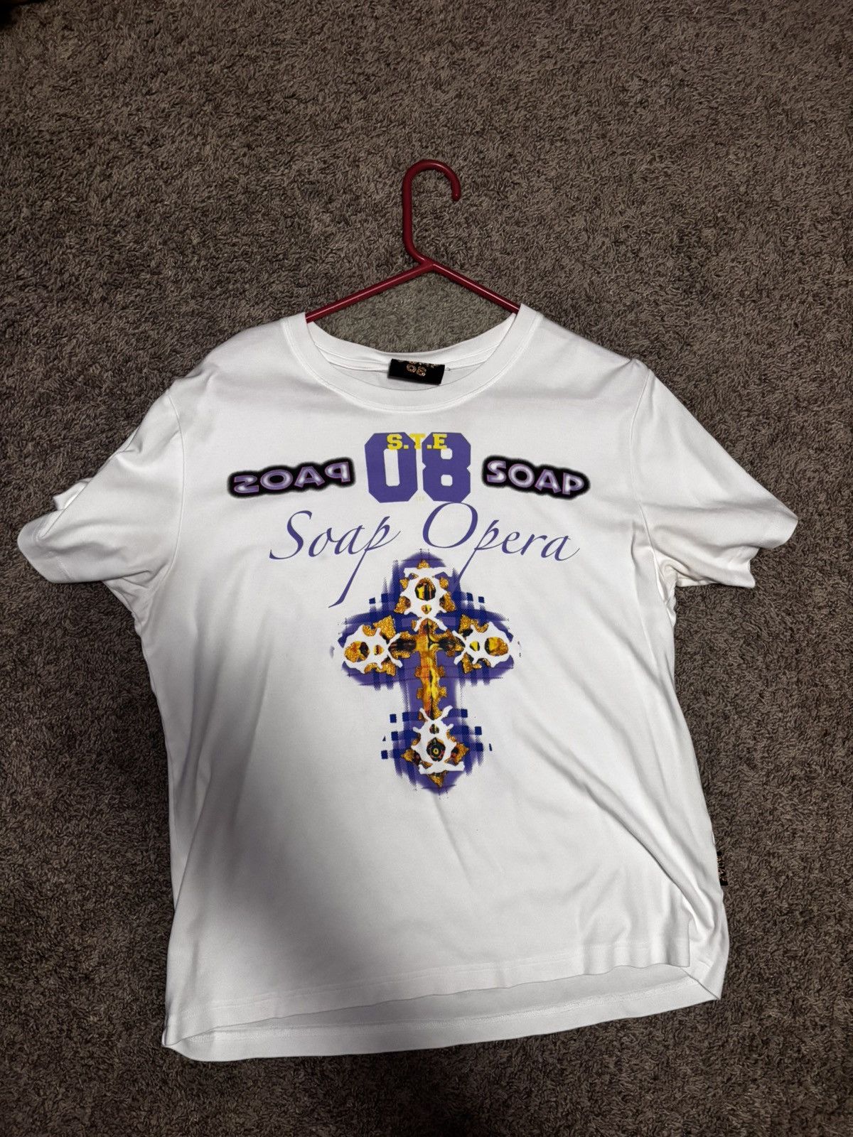 Drain Gang Soap08 Soap Opera Cross Tee Size US L / EU 52-54 / 3 - 1 Thumbnail