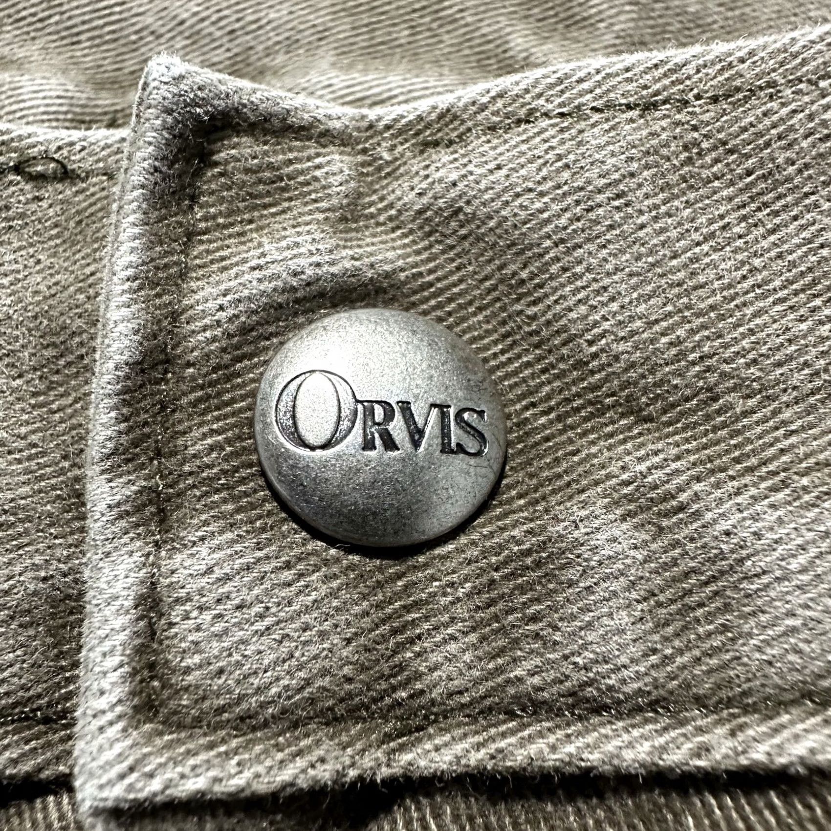 Orvis VINTAGE Orvis Pants Mens 34 Chino Casual Straight 34 Brown Solid USA 90s Grunge Mens Size US 34 / EU 50 - 7 Thumbnail