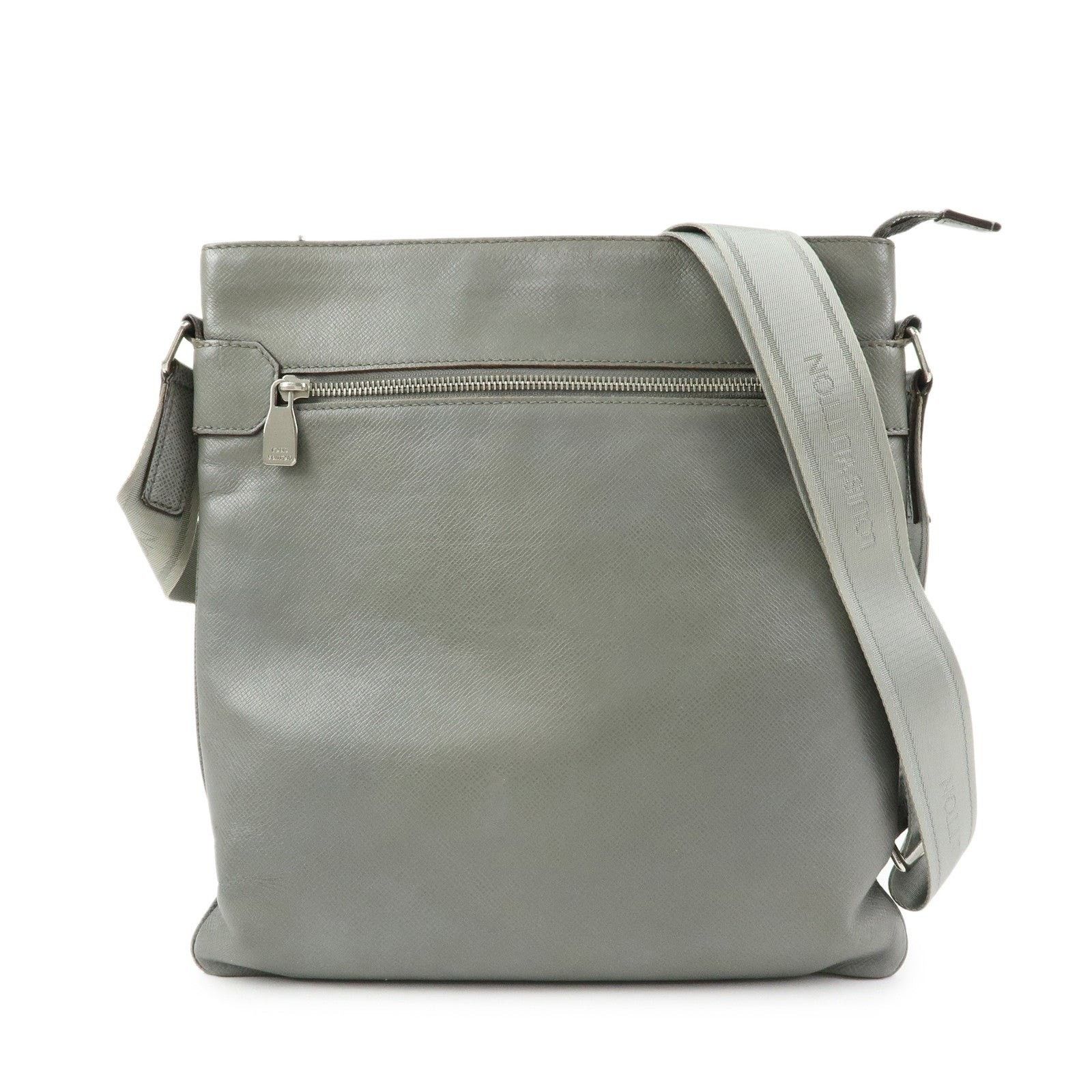 Louis Vuitton Louis Vuitton Taiga Sasha Crossbody Bag Leather Gray Size ONE SIZE - 1 Thumbnail