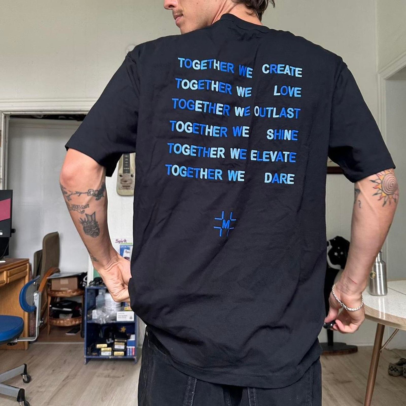 CLOSED Rare 2022 Closed x Millinsky Embroidered Designer Tee Shirt Size US M / EU 48-50 / 2 - 7 Thumbnail