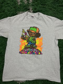 Supreme molotov kid tee white top
