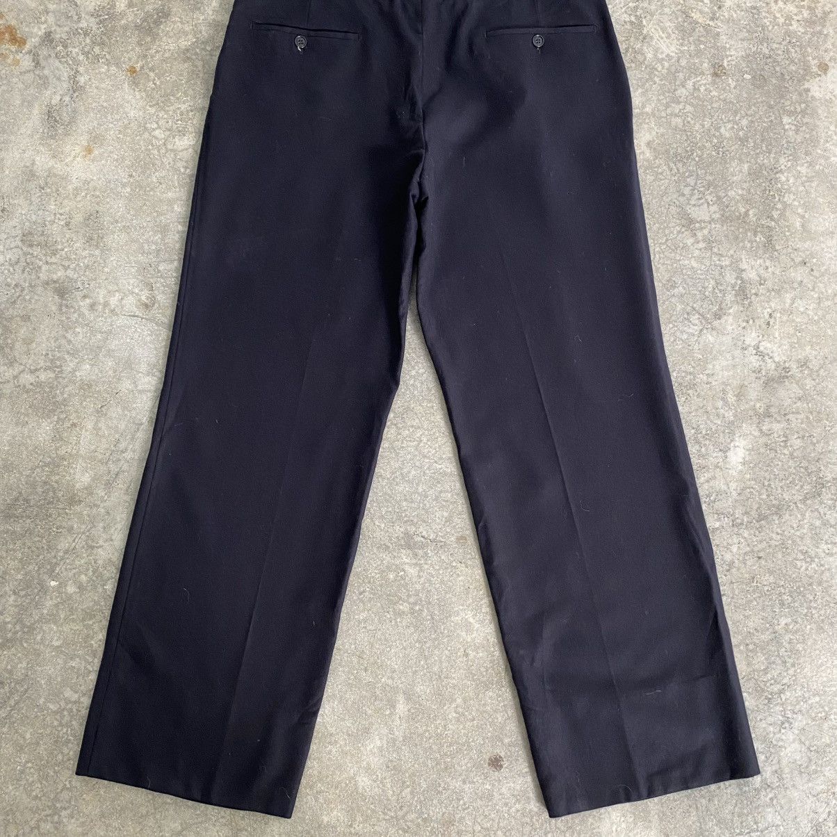 Ermenegildo Zegna 1990’s Ermenegildo Zegna Wool Cashmere Wide Leg Trouser Pant Size US 36 / EU 52 - 12 Thumbnail