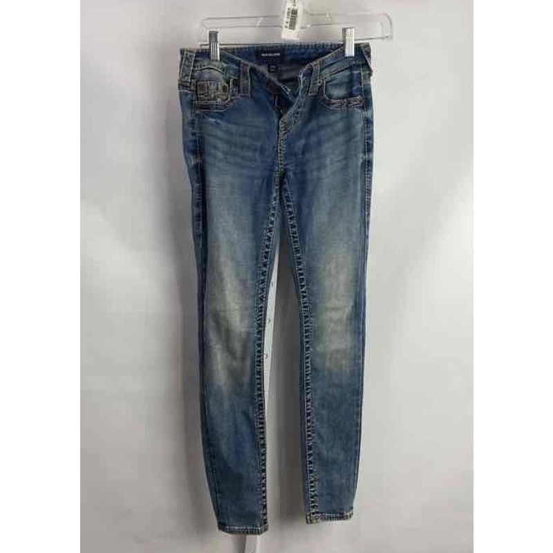 True Religion True Religion Halle Women's Blue Skinny Jeans Sz 25 Size 25" / US 0 / IT 36 - 1 Thumbnail