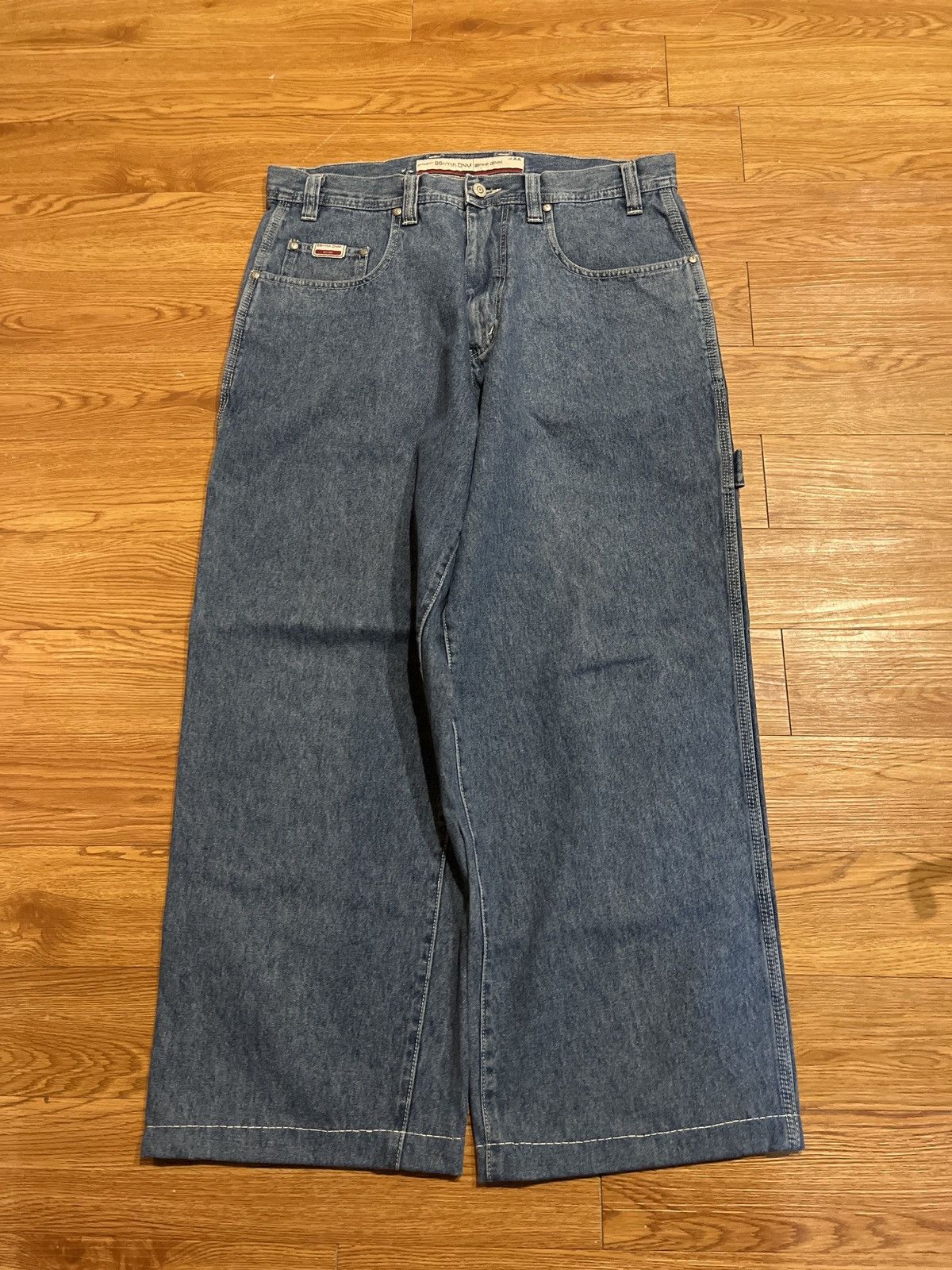 Vintage vintage 90’s baggy 96 north denim jeans Size US 34 / EU 50 - 2 Thumbnail