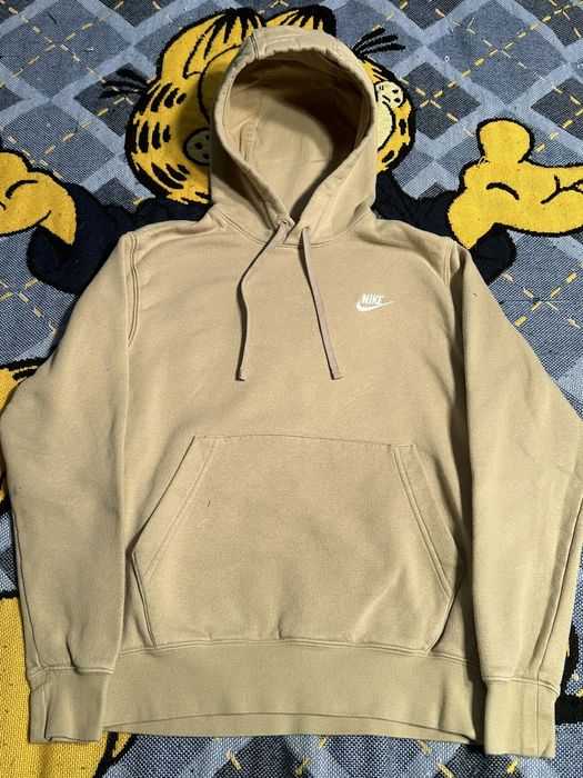 Nike vintage best sale hoodie beige