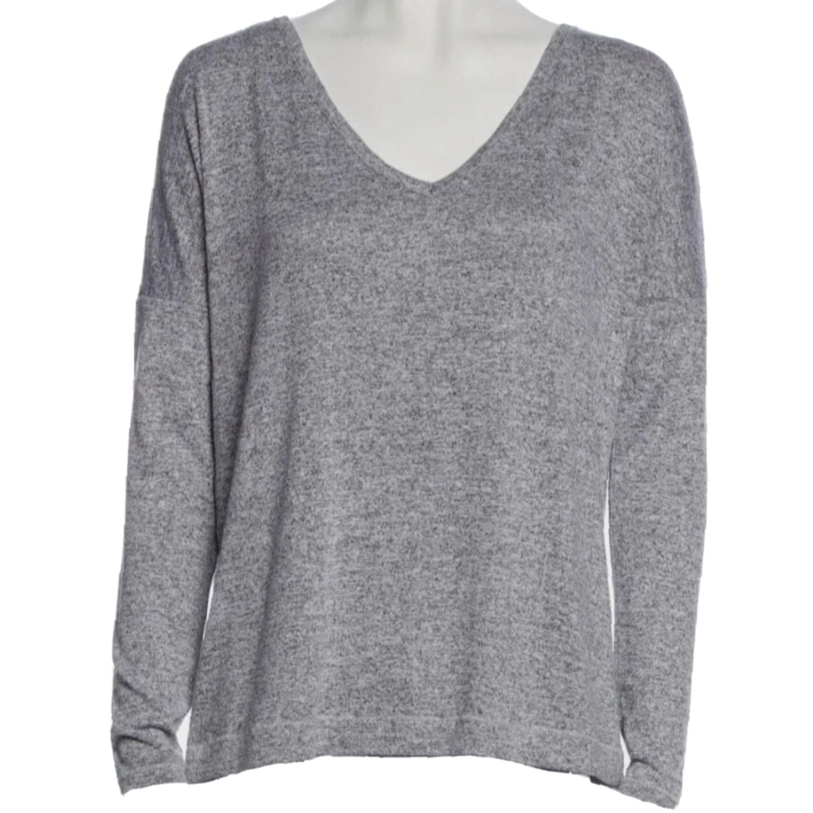 Rag & Bone VINTAGE Rag & Bone/Jean Long Sleeve V-Neck Sweater XS Women’s Pullover Gray N/A Size XS / US 0-2 / IT 36-38 - 2 Thumbnail