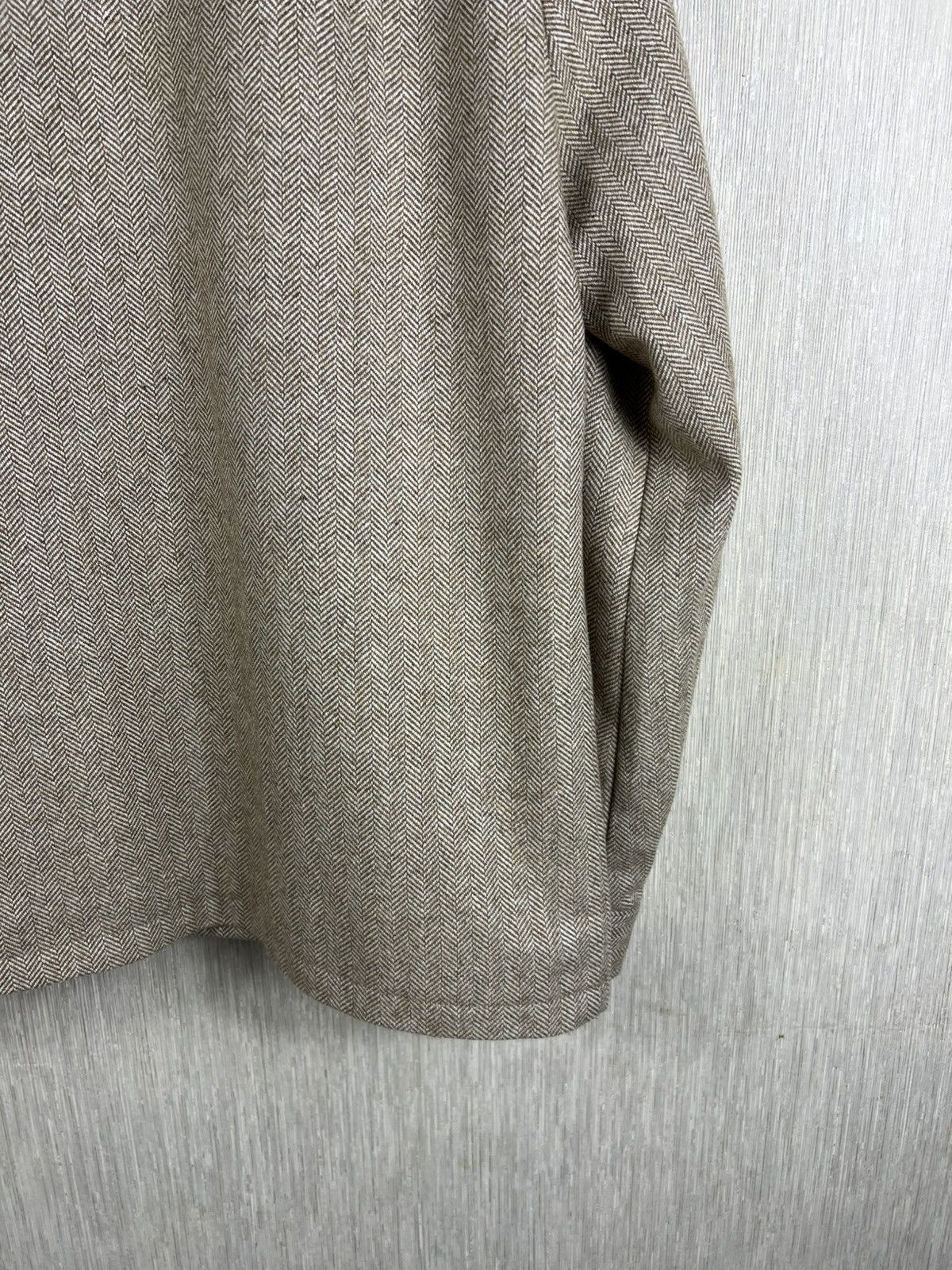 Holzweiler Holzweiler gabo shirt jacket sand wool herringbone button up Size US S / EU 44-46 / 1 - 20 Thumbnail