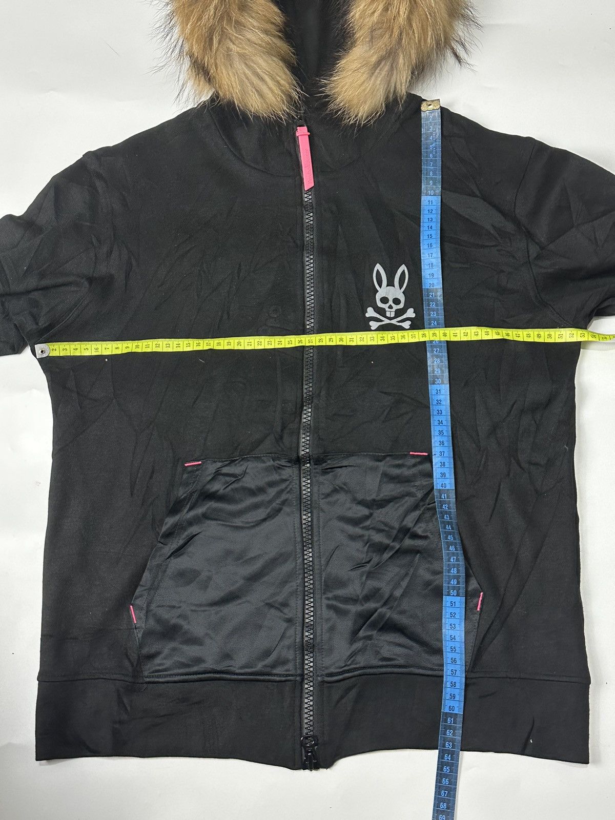 Hysteric Glamour × Japanese Brand × Psycho Bunny Fur Ziphoodie Psycho Bunny Size US M / EU 48-50 / 2 - 5 Thumbnail