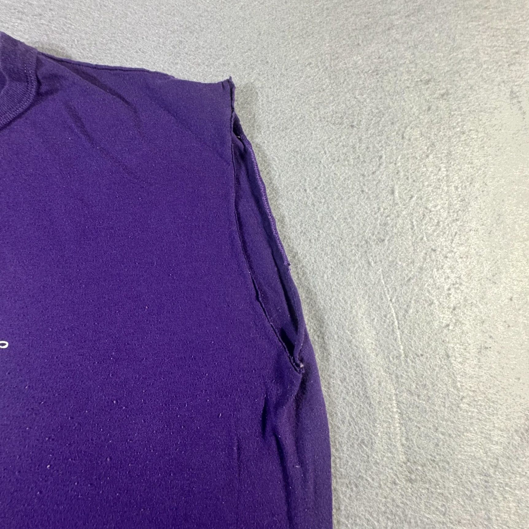 Russell Athletic VINTAGE Russell Athletic Shirt Mens XL Purple Grassroots Homeschoolers Sleeveless USA 90s Crew Neck Graphic Print Size US XL / EU 56 / 4 - 4 Thumbnail