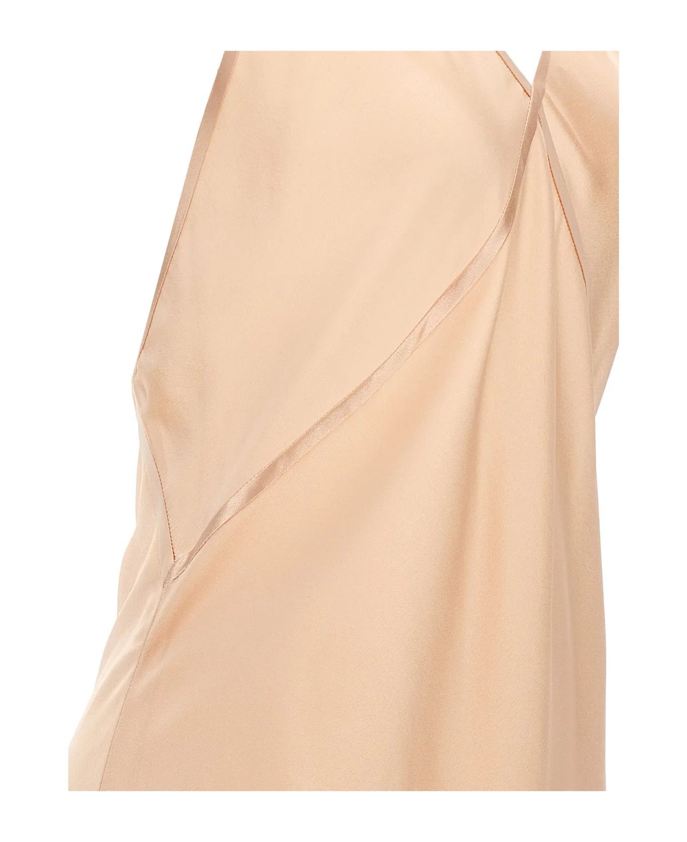 Saint Laurent Paris o1bcso1str0426 Cross Strap Sleeveless Dress in Rose/Pink Size S / US 4 / IT 40 - 4 Thumbnail