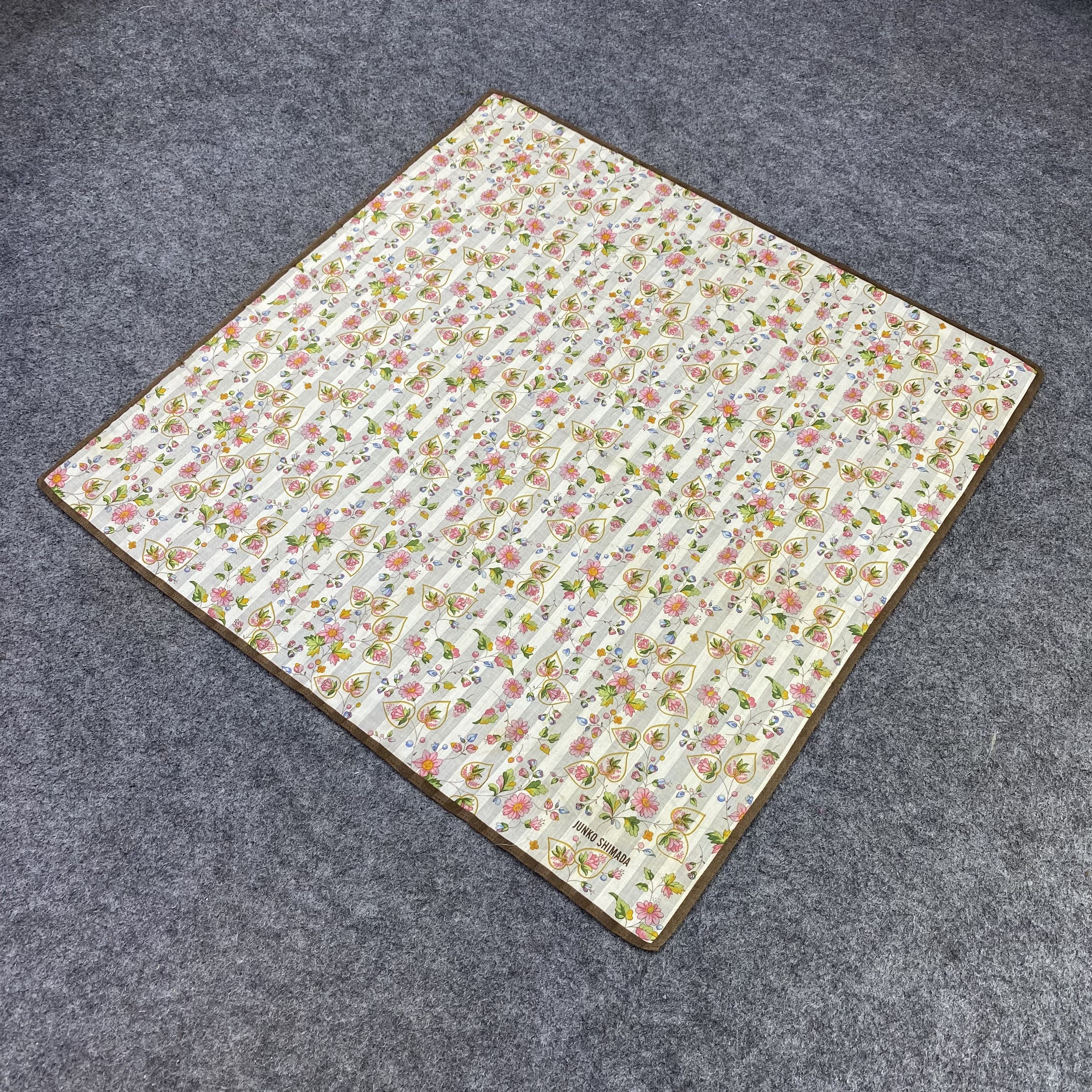 Japanese Brand Junko Shimada Handkerchief Neckerchief Bandana-B2052 Size ONE SIZE - 4 Thumbnail