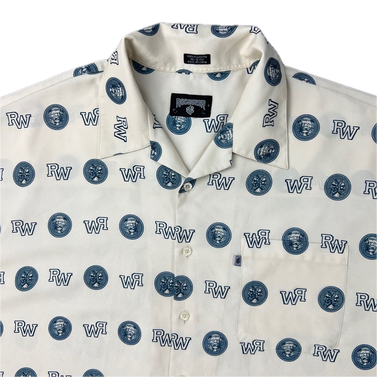 Rocawear Rocawear Button Up Patterned Shirt Size US XXL / EU 58 / 5 - 4 Thumbnail
