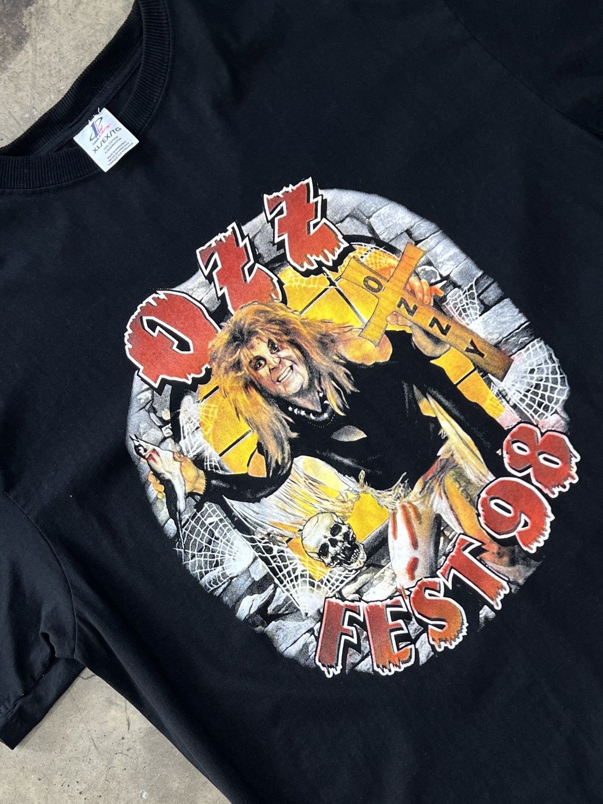 Band Tees Vintage 1998 Ozzyfest Ozzy Osbourne Tool Megadeth Tee XL Size US XL / EU 56 / 4 - 1 Thumbnail