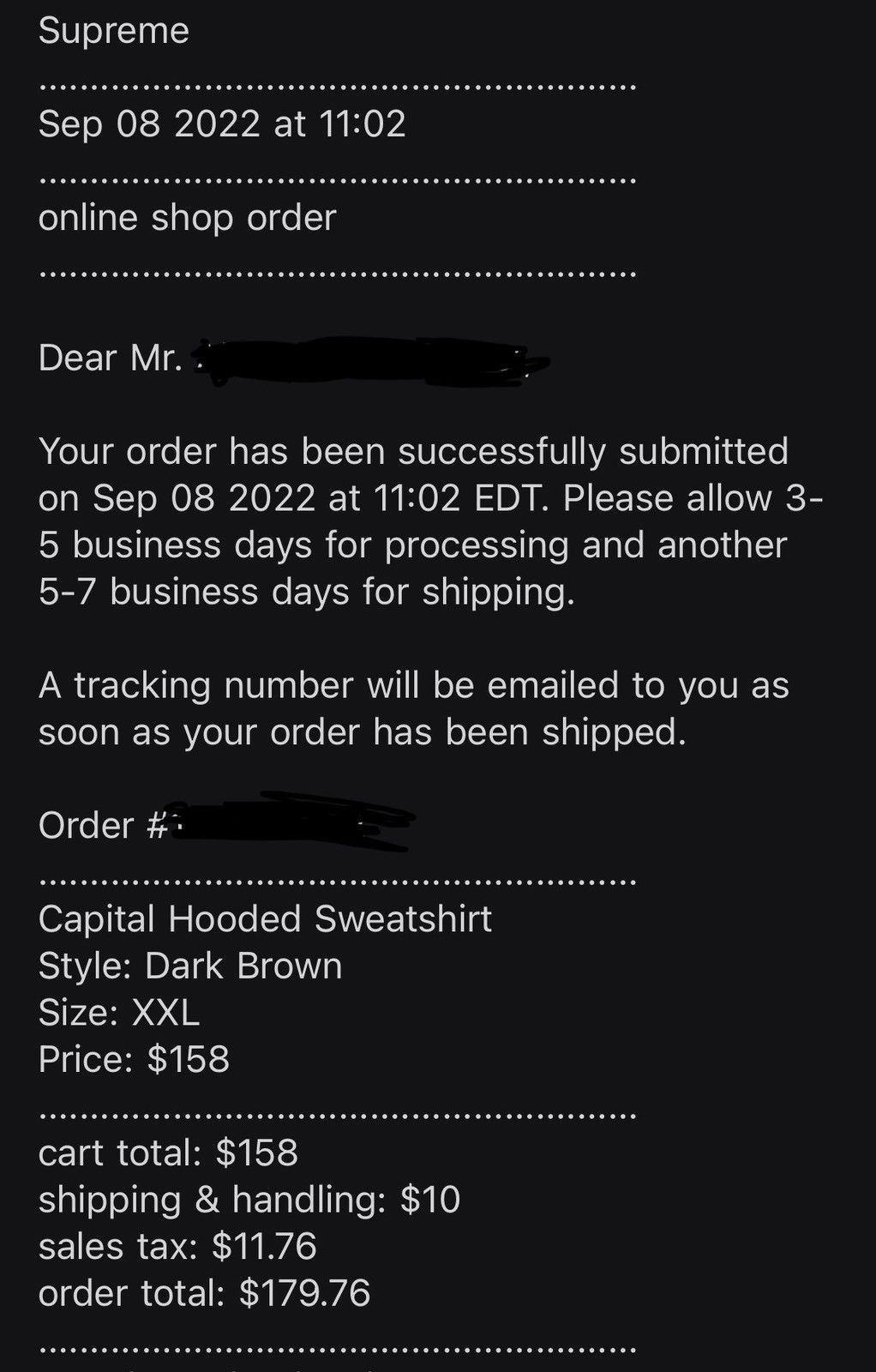 Supreme Supreme Capital Hooded Sweatshirt Dark Brown Size US XXL / EU 58 / 5 - 5 Thumbnail