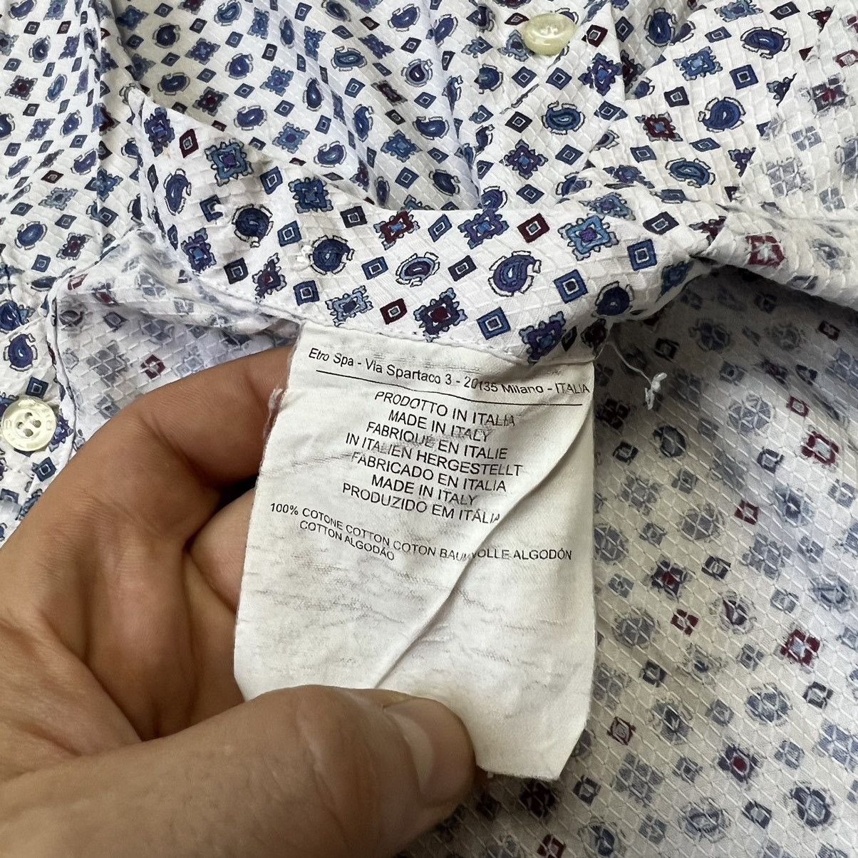 Etro Etro shirt button ups luxury Size US M / EU 48-50 / 2 - 13 Thumbnail