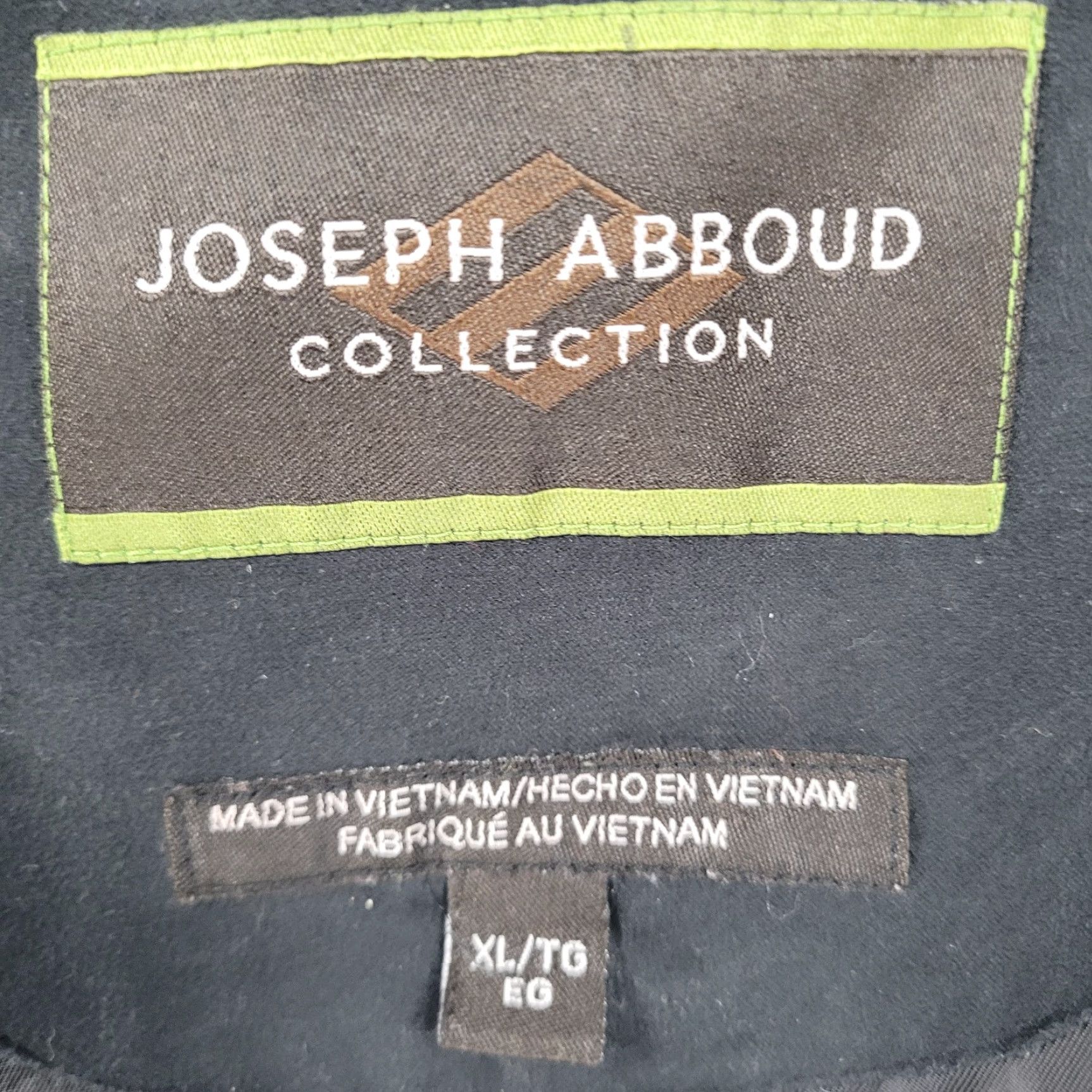 Joseph Abboud Joseph Abboud Jacket Black Microfiber Full Zip Collared Lightweight Lined XL Size US XL / EU 56 / 4 - 3 Thumbnail