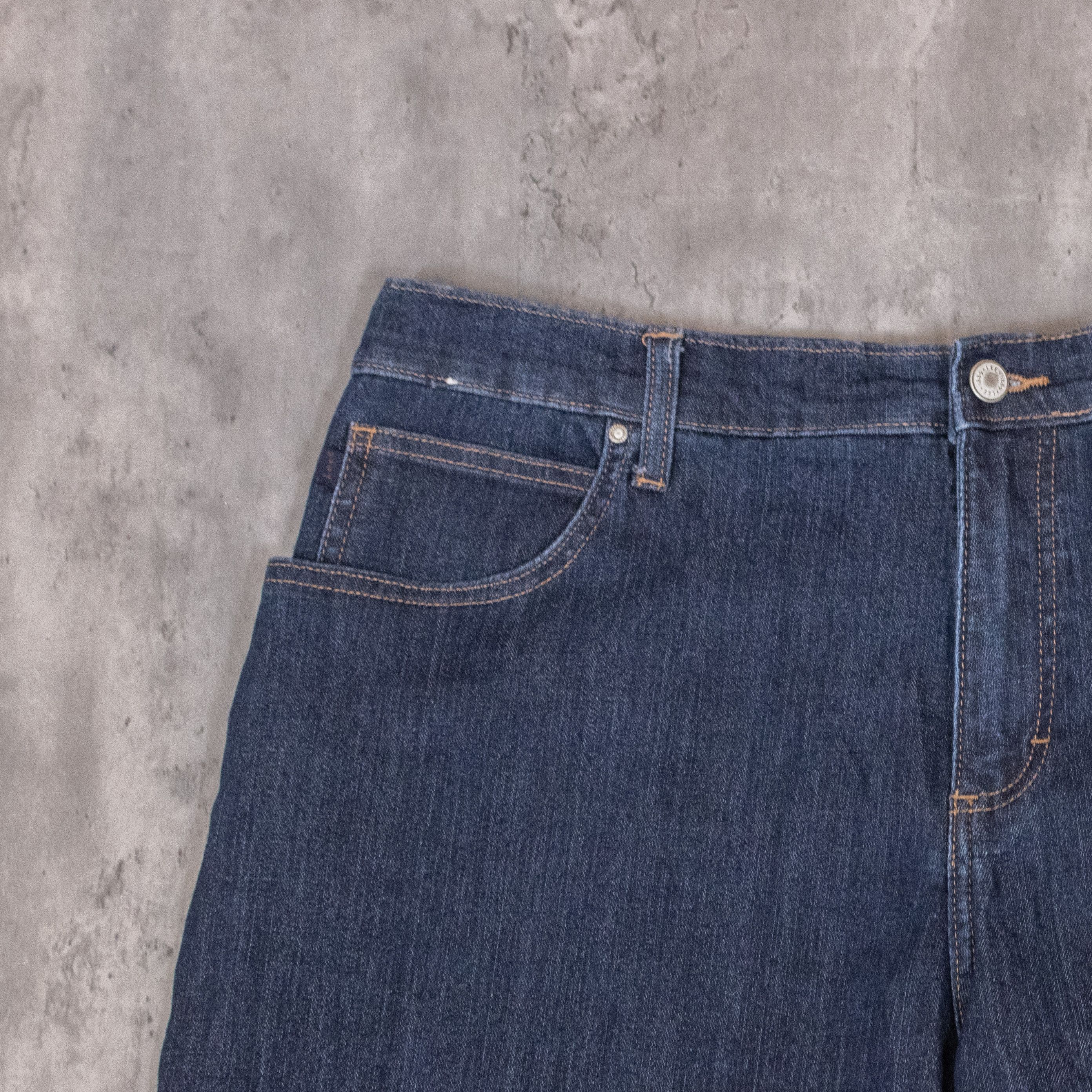Lee Lee Relax Indigo Baggy Jean Denim Jorts Shorts Size US 38 / EU 54 - 6 Thumbnail
