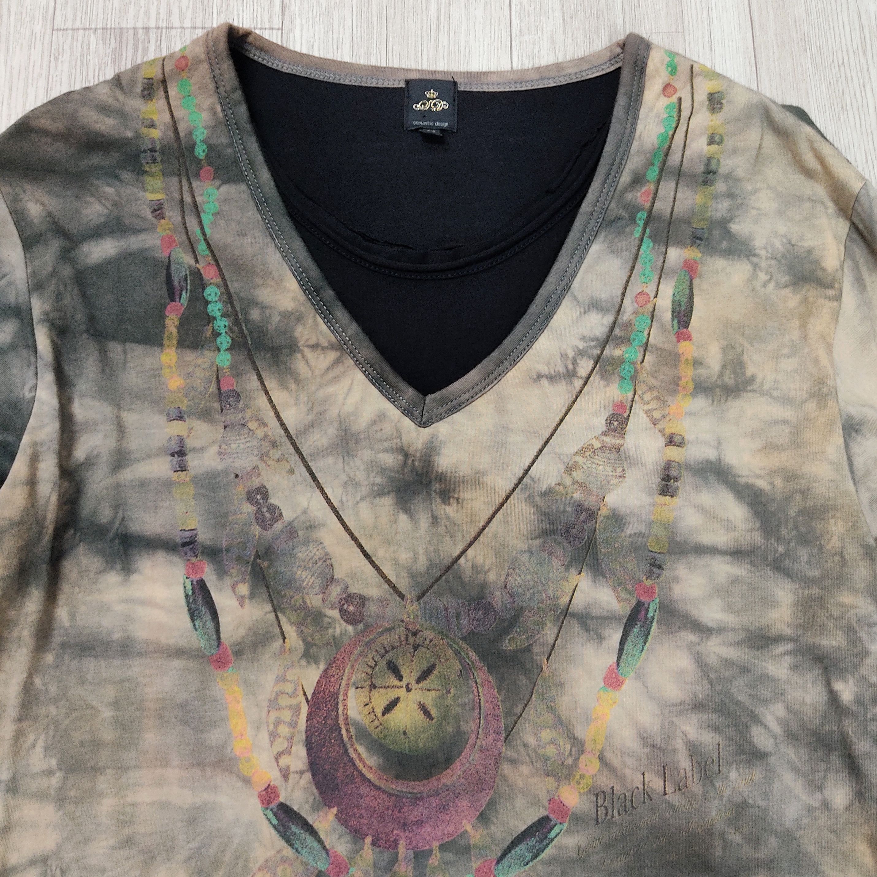 Beauty Beast SEMANTIC DESIGN Black Label Tribal Cotton Rayon T-shirt Size US M / EU 48-50 / 2 - 6 Thumbnail