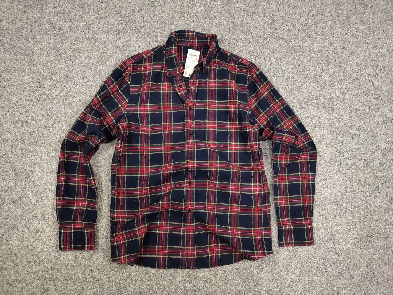 Uniqlo Uniqlo Flannel checkered Dark Travis Scott Y2K Shirt Style Size US M / EU 48-50 / 2 - 11 Thumbnail