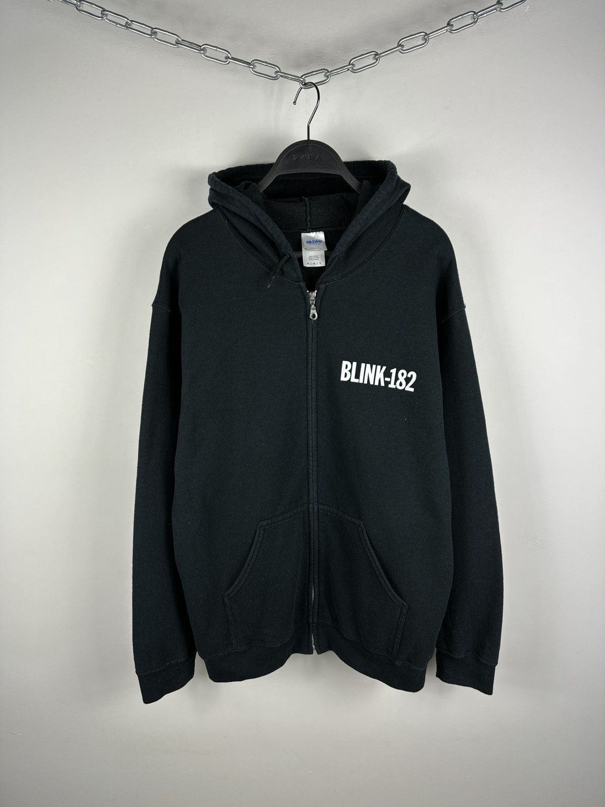Band Tees × Vintage Vintage Y2K Blink-182 Rock Band Zip Hoodie Size US M / EU 48-50 / 2 - 11 Thumbnail