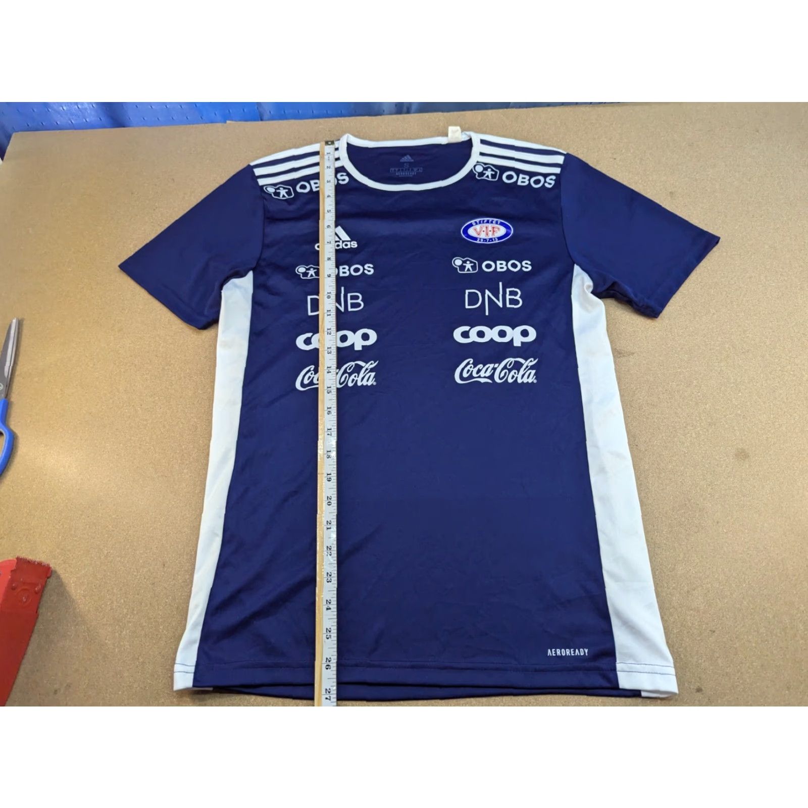 Adidas adidas Jersey Football VIF Valerenga 2021 Oslo Norway Blue Small S Men Short Sleeve Training Quick Dry Nike? Size US S / EU 44-46 / 1 - 7 Thumbnail