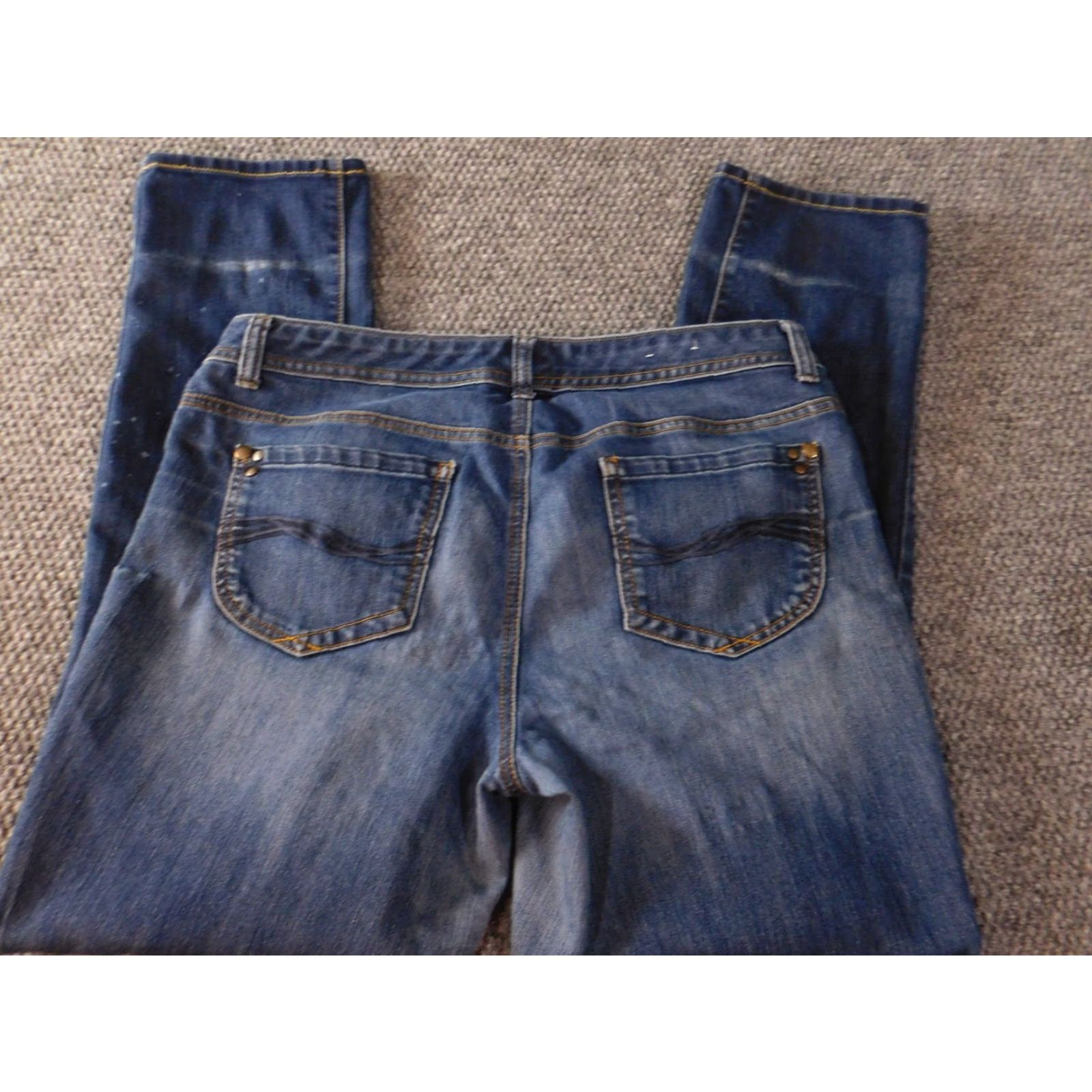Tommy Hilfiger Tommy Hilfiger Womens Jeans 12 Blue Low Rise Skinny Modern Fit Denim Regular Size 34" / US 12 / IT 48 - 5 Thumbnail