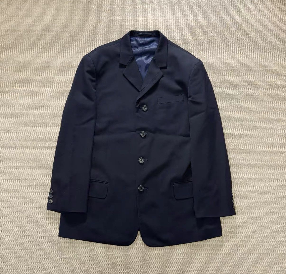 Yohji Yamamoto Yohji Yamamoto YS for Men Navy Blazer J29 Size US M / EU 48-50 / 2 - 1 Thumbnail