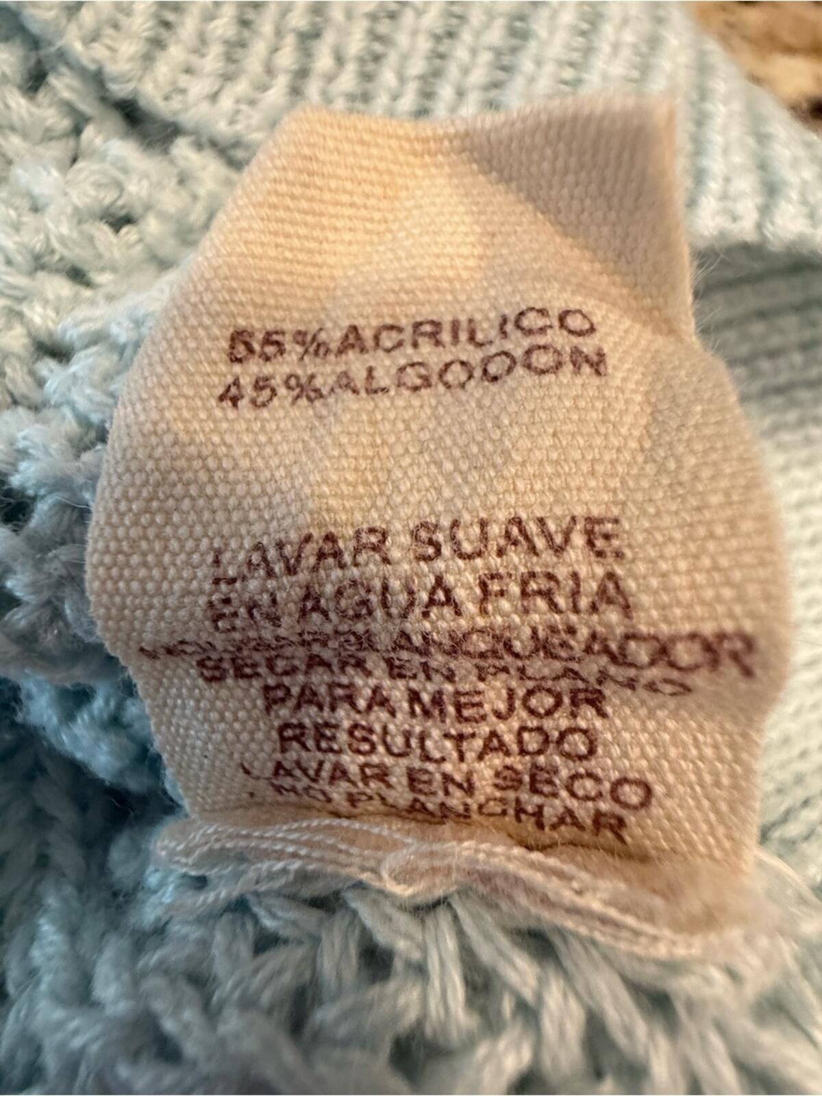 Other Hem & Thread sweater pastel sky blue knit pull over SZ LG Size L / US 10 / IT 46 - 7 Thumbnail