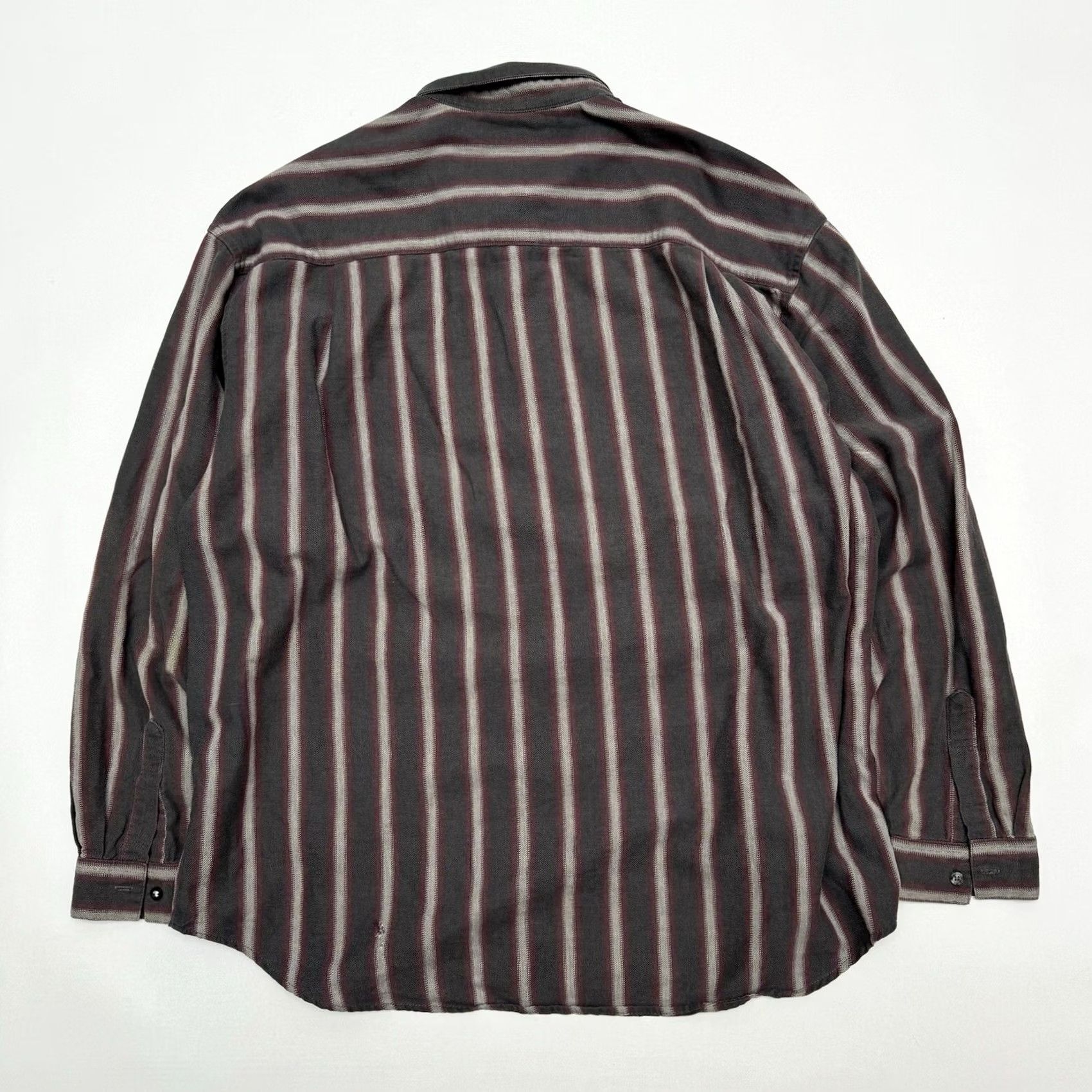 Guess VTG GUESS by Georges Marciano Men's XL Long Sleeve Button Down Made in USA Shirt Multicolor Striped Button-Up USA Mens XL Size US XL / EU 56 / 4 - 7 Thumbnail